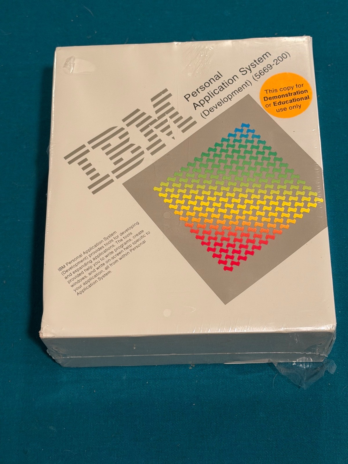 IBM Personal Application System Development 5669-200 Demo Educational Sealed NOS