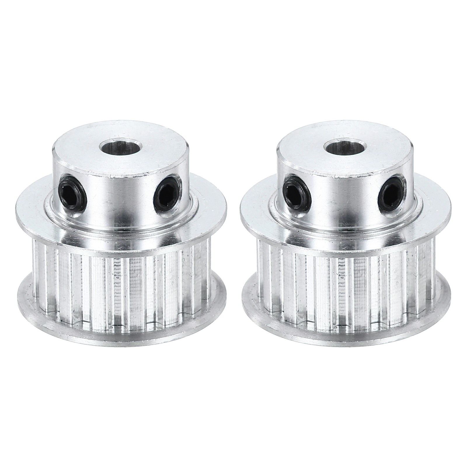 2 Pcs Aluminium Timing Pulley, XL 15 Teeth 5mm Bore 5.08mm Pitch 11mm Slot