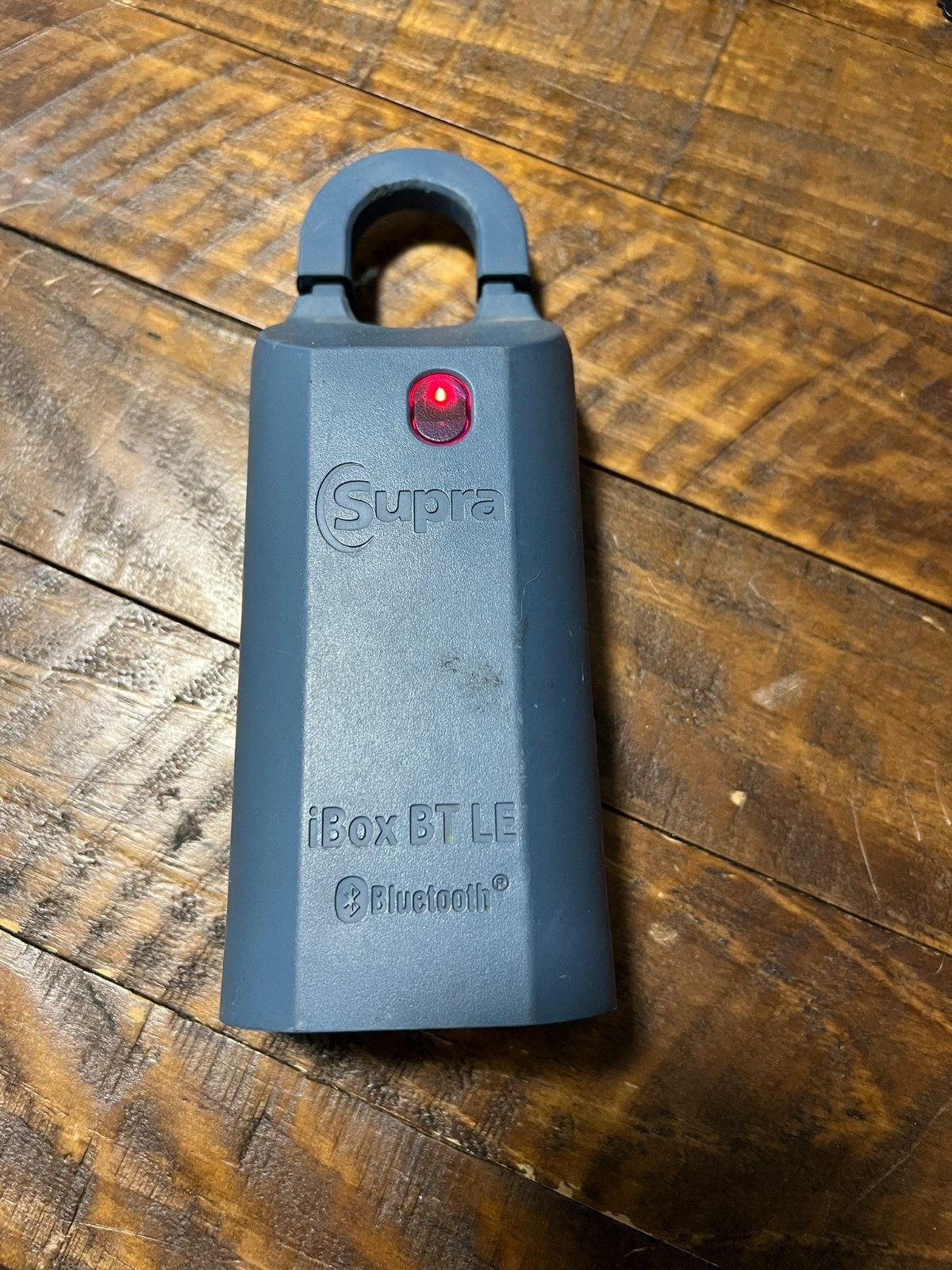 Supra iBox BT LE Bluetooth Key Lock Box Real Estate Lockbox Untested