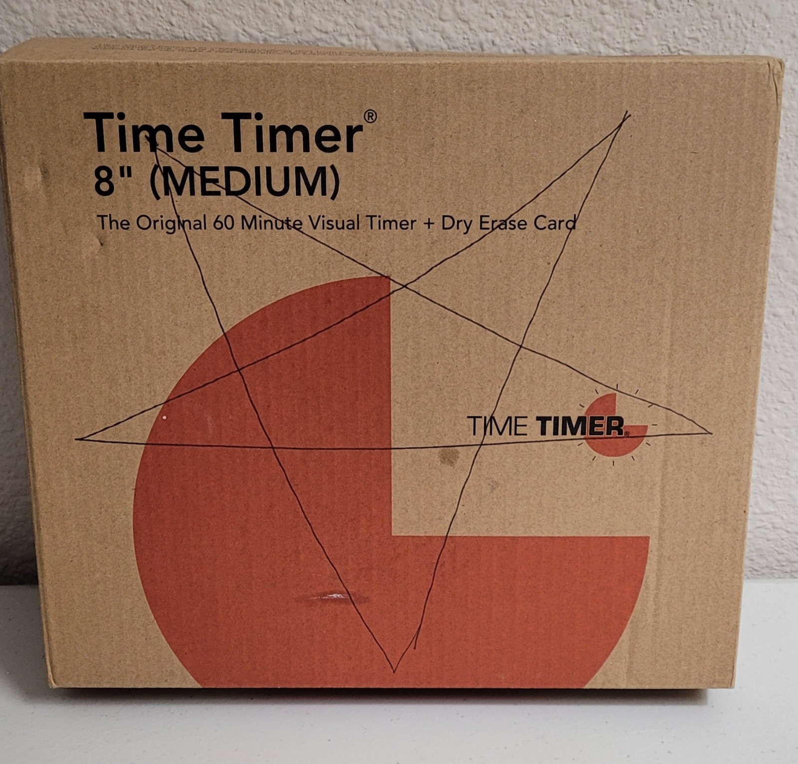 TIME TIMER 8 inch Visual Timer 60 Minute Kids Desk Countdown Clock