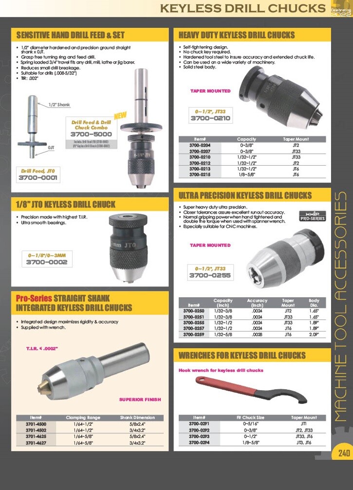 MT2 DRIFT/CENTER KEY (3900-0262)