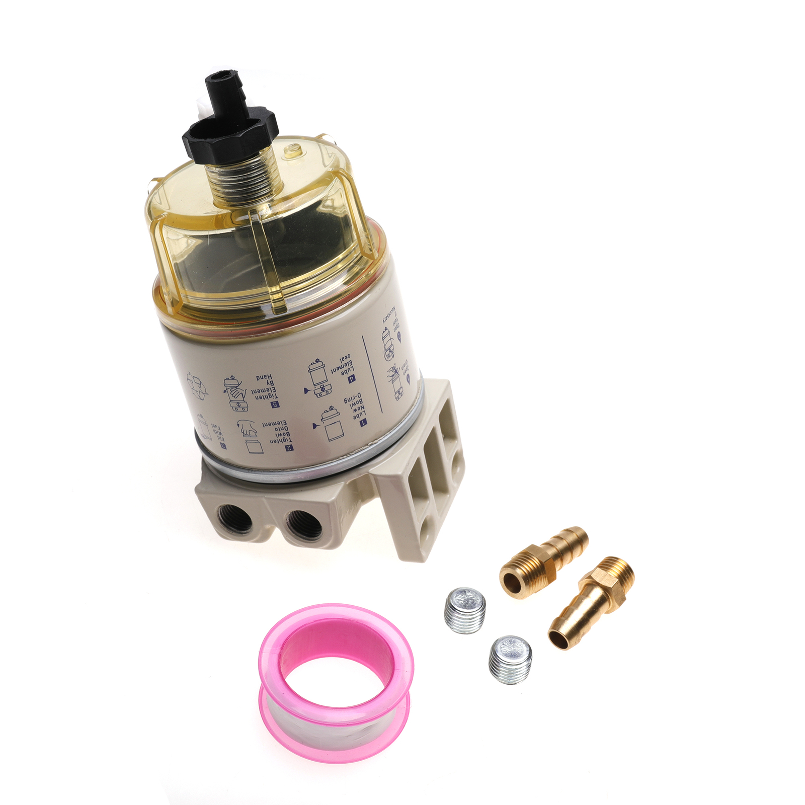R12T Marine Fuel Filter/ Water Separator For Outboard Engine New Open Box