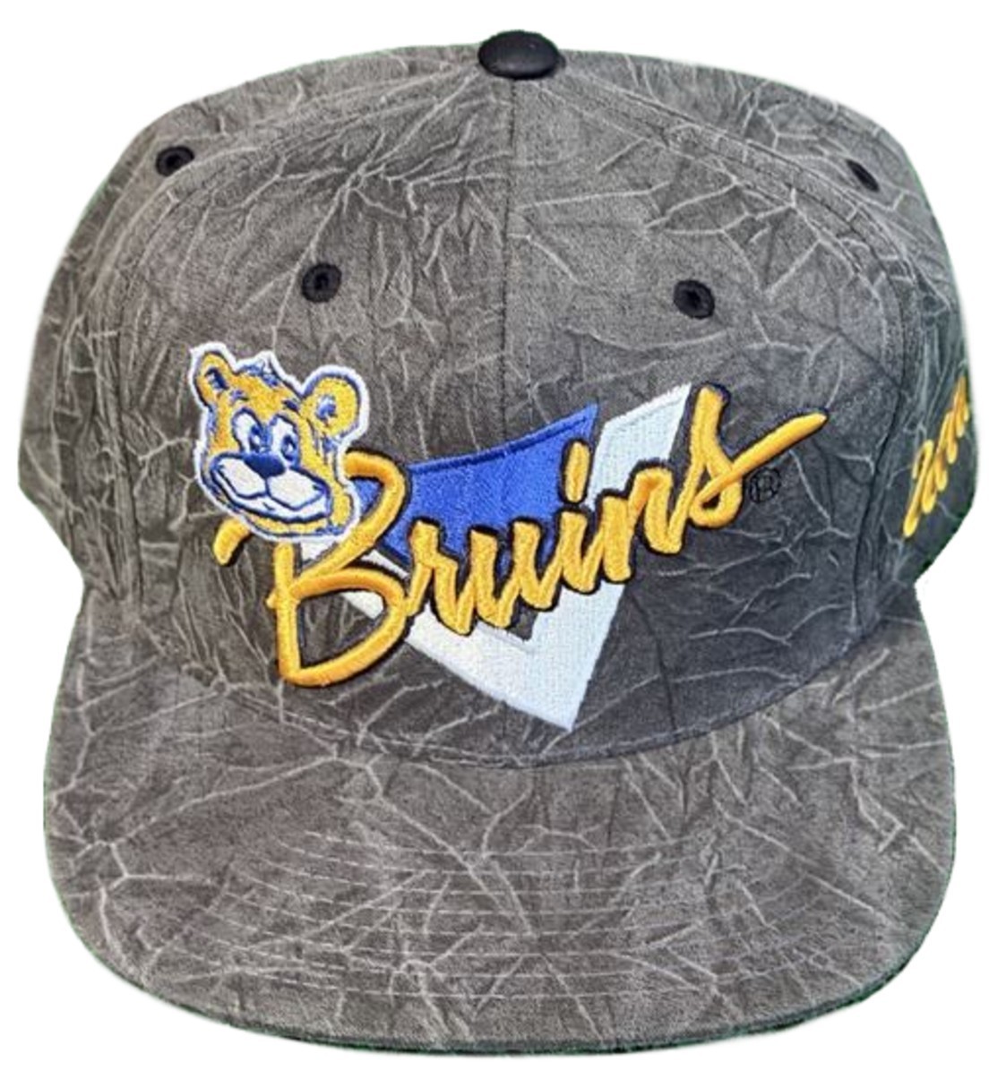 UCLA Bruins Crease Triangle Snapback Adjustable Hat Cap - Gray