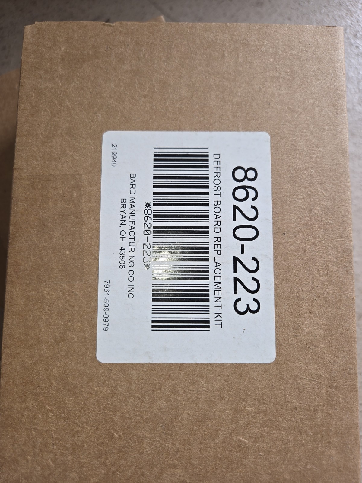 Bard 8620-223 Defrost Board Replacement Kit NEW