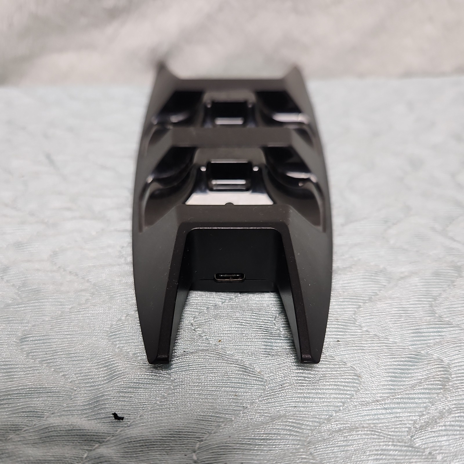 PS4 Dual Controller Charging Dock Stand, Black Plastic USB Charging Station