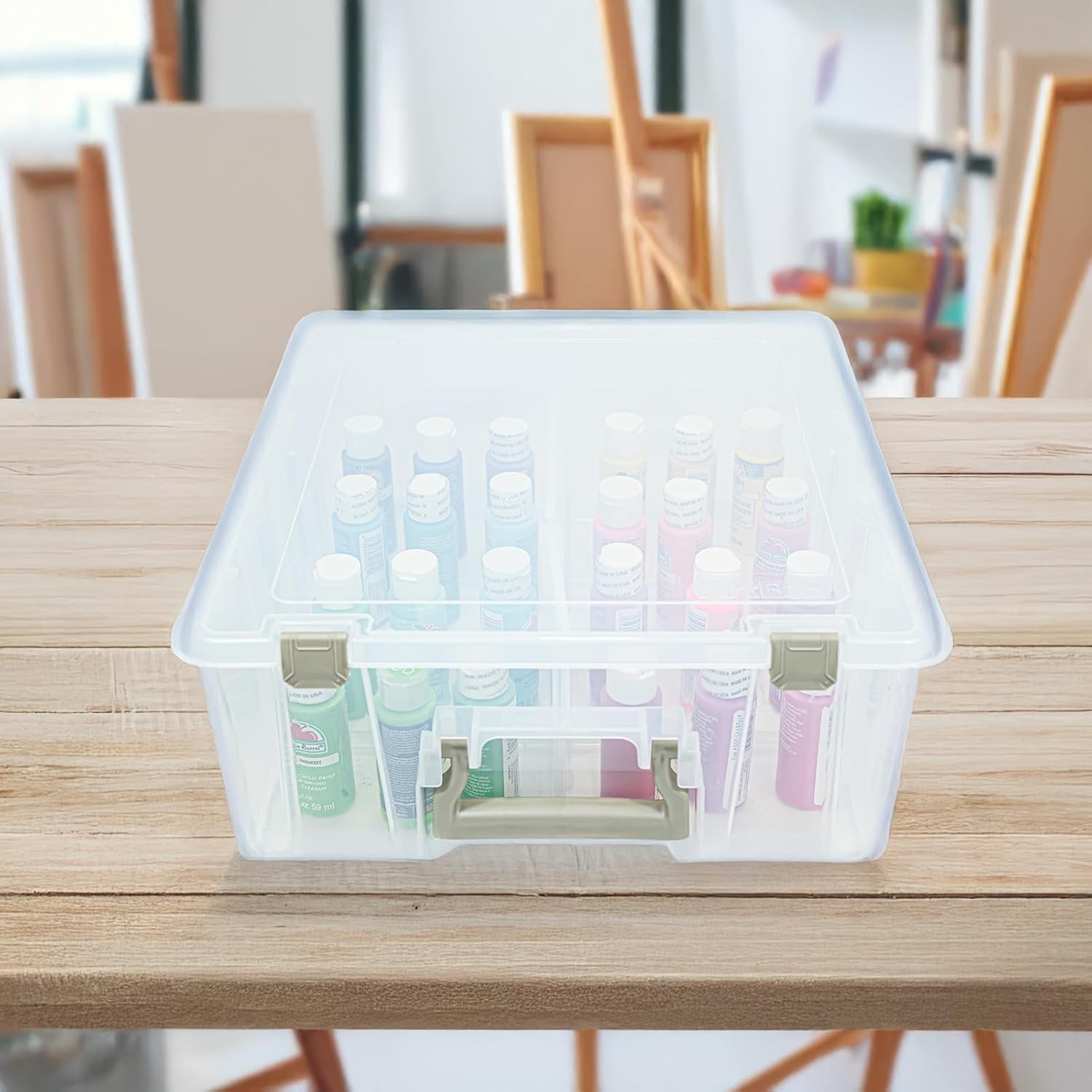 ArtBin Super Satchel Double Deep Compartment Box - with 8 Removable Compartments
