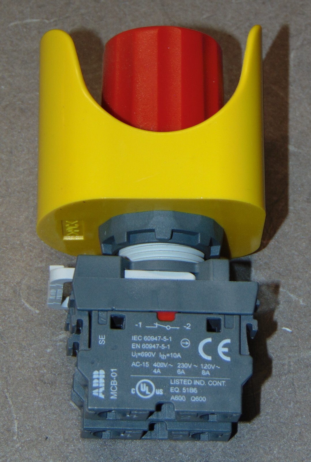 NEW ABB MCB-01 E-Stop Emergency Stop Quantity Available