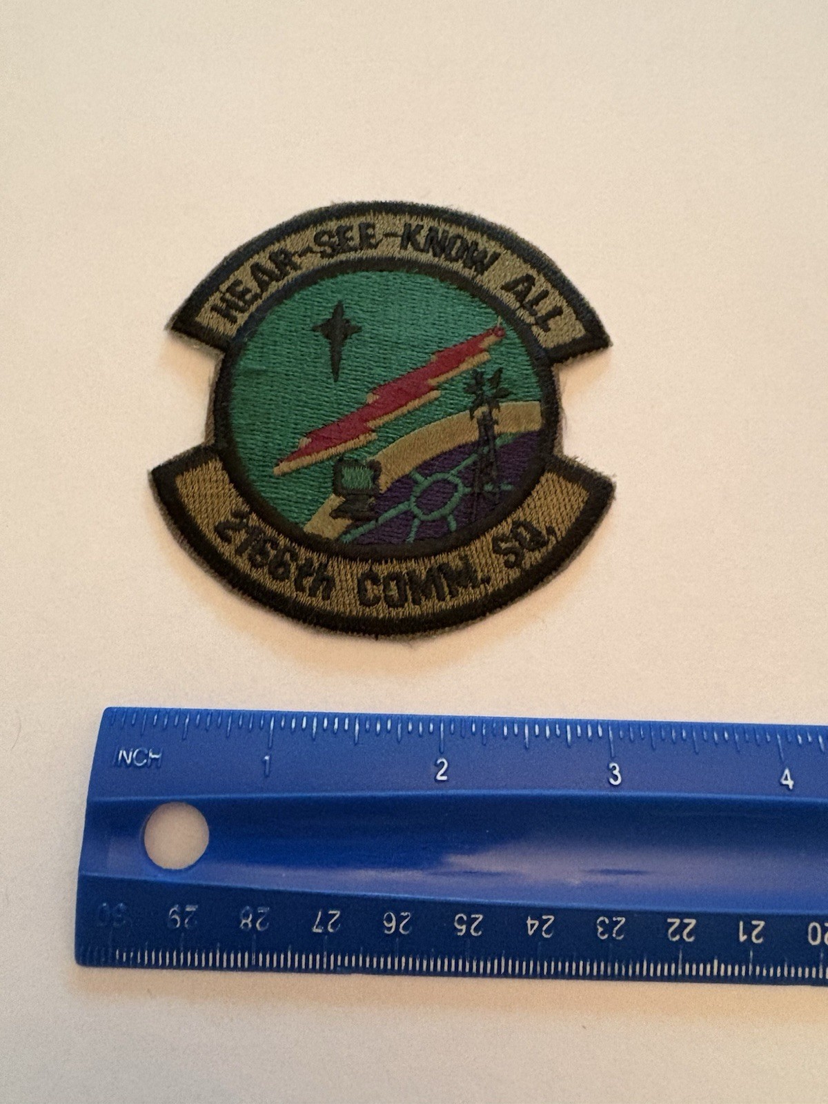 Vintage USAF 2166th Comm Squadron - Subdued US Air Force INV12600
