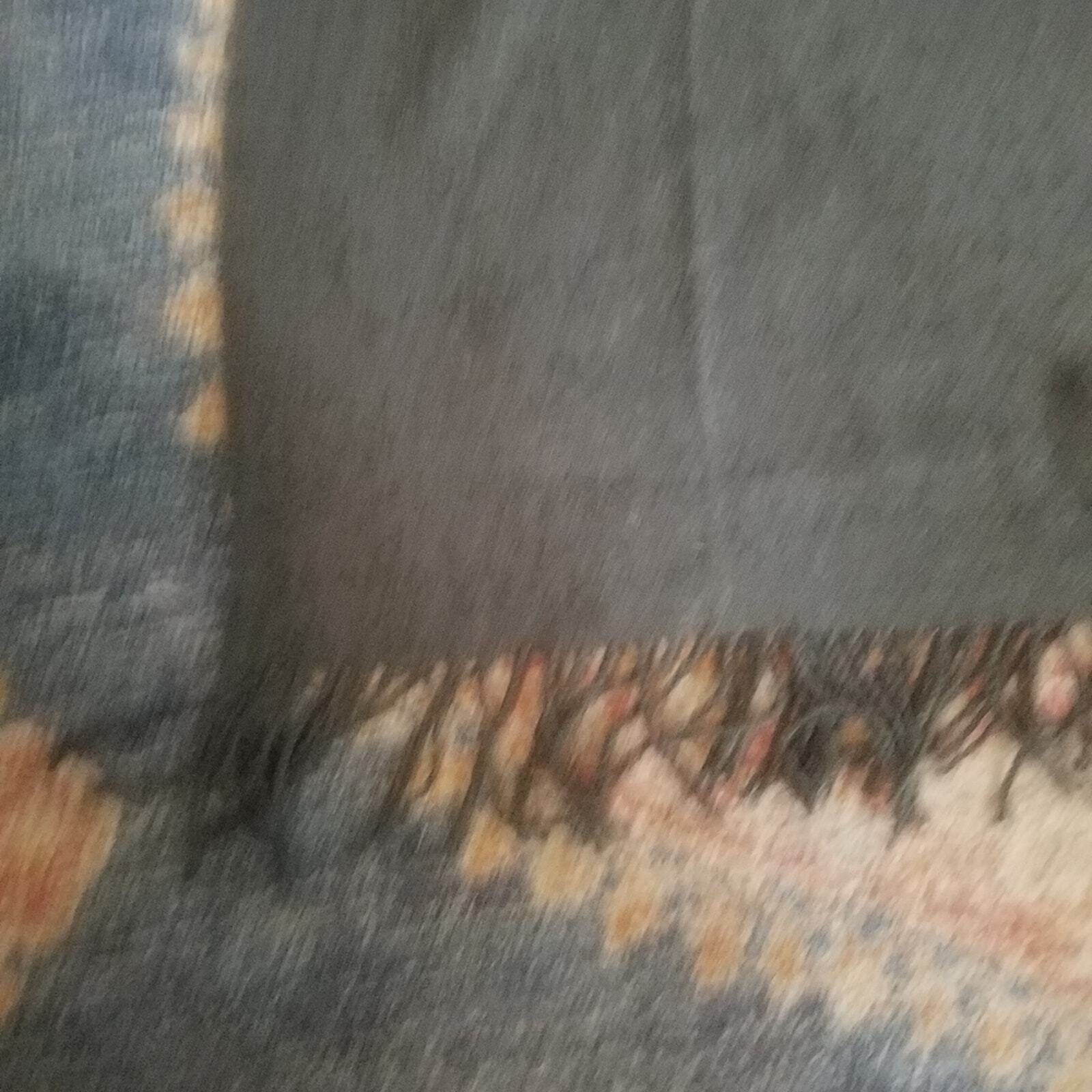 H&M gray long men's scarf size 71x20