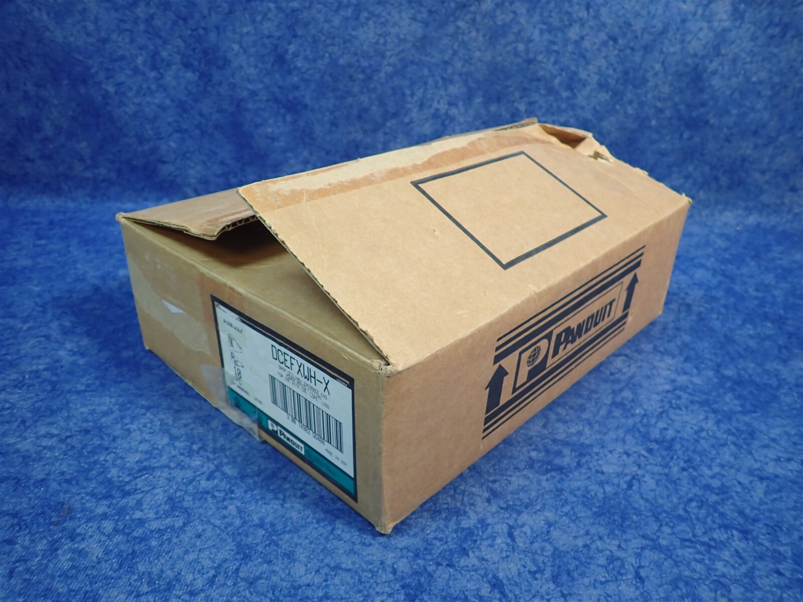 Lot of 10 Panduit DCEFXWH-X Drop Ceiling Entrance End Power Rated Fitting (G155)