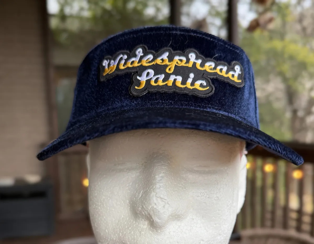 Widespread Panic Velour Visor - Navy