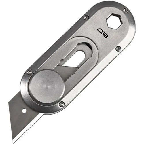 CJRB Breeze EDC Tool Stonewash Handle with Blade and Bits