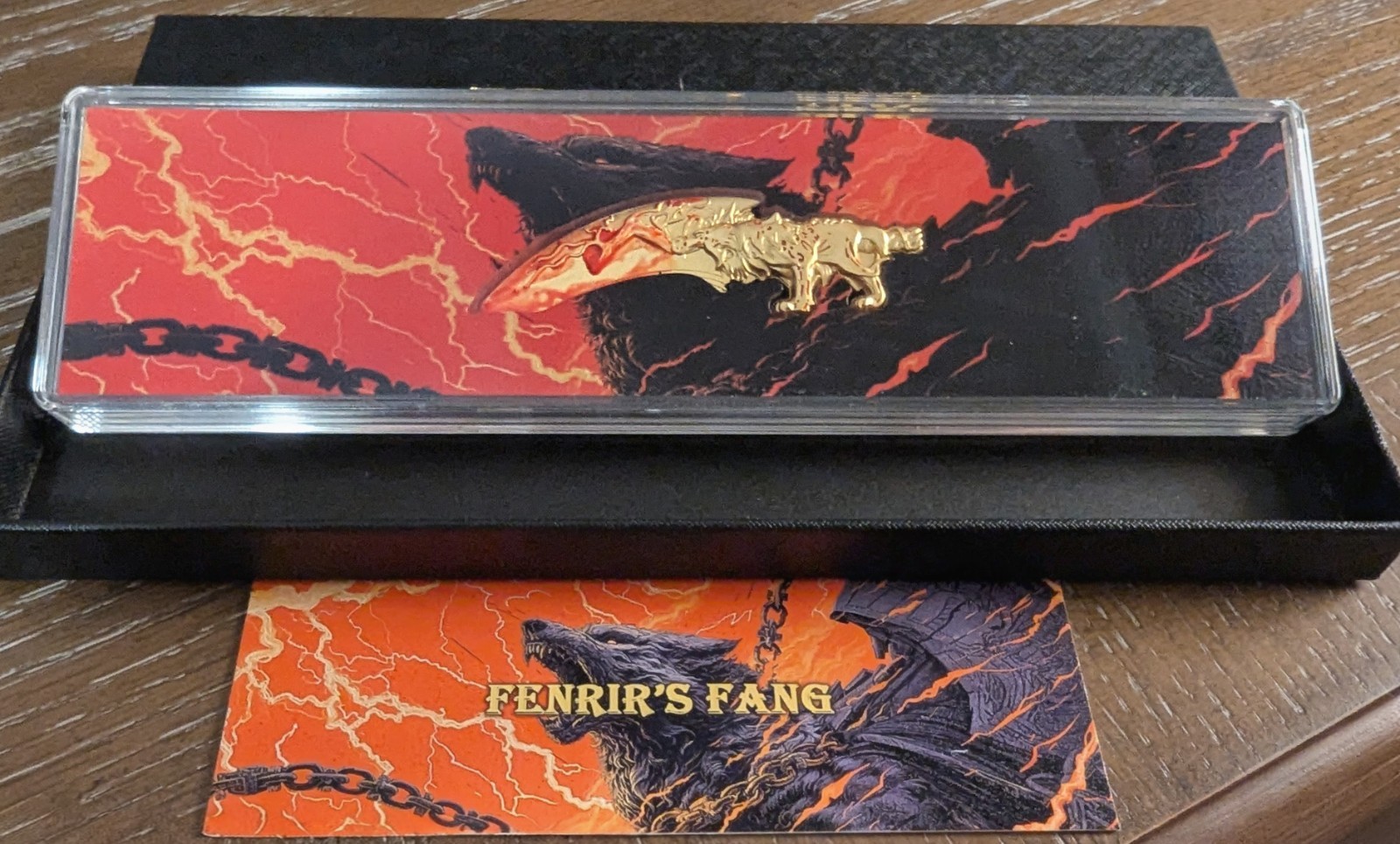 2025 MINT MK FENRIR’S FANG 999 2OZ Silver 399 MINTAGE BEAUTIFUL UV ENAMELED COA