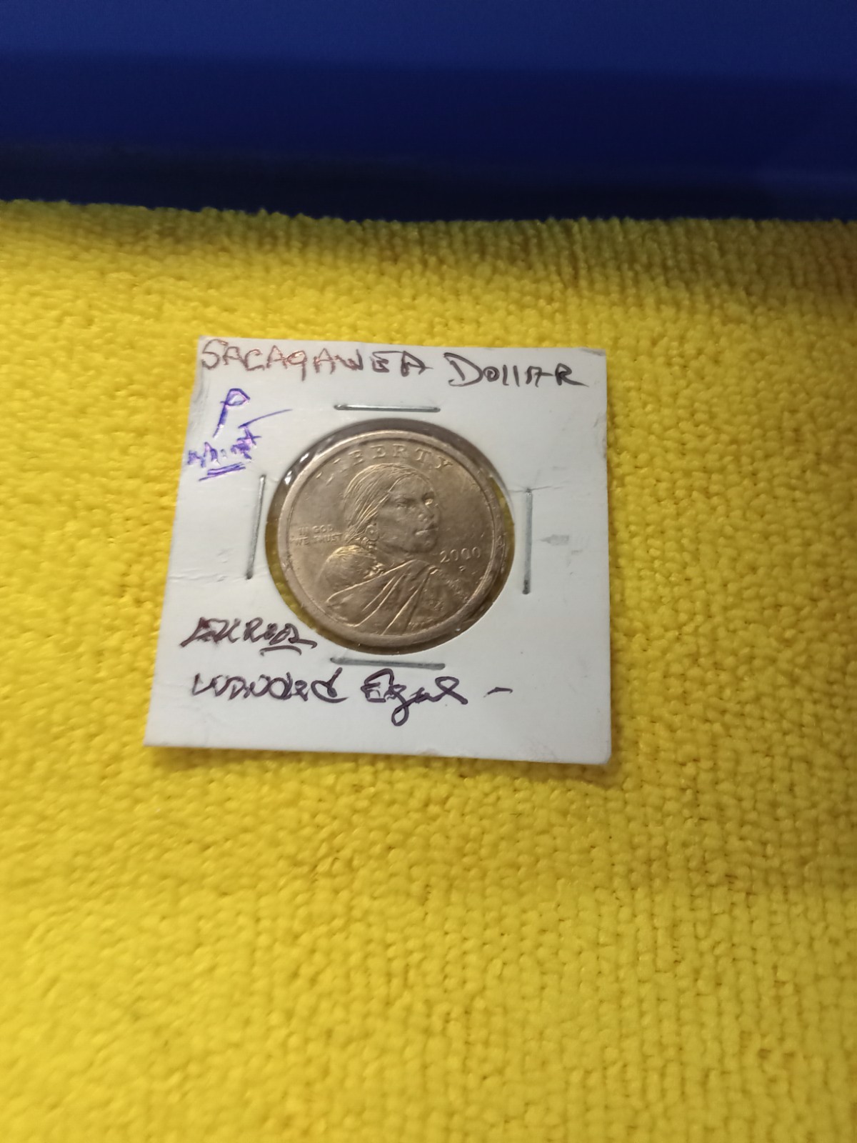 2000-P Sacagawea Dollar Wounded Eagle  Nice Circulated Condition