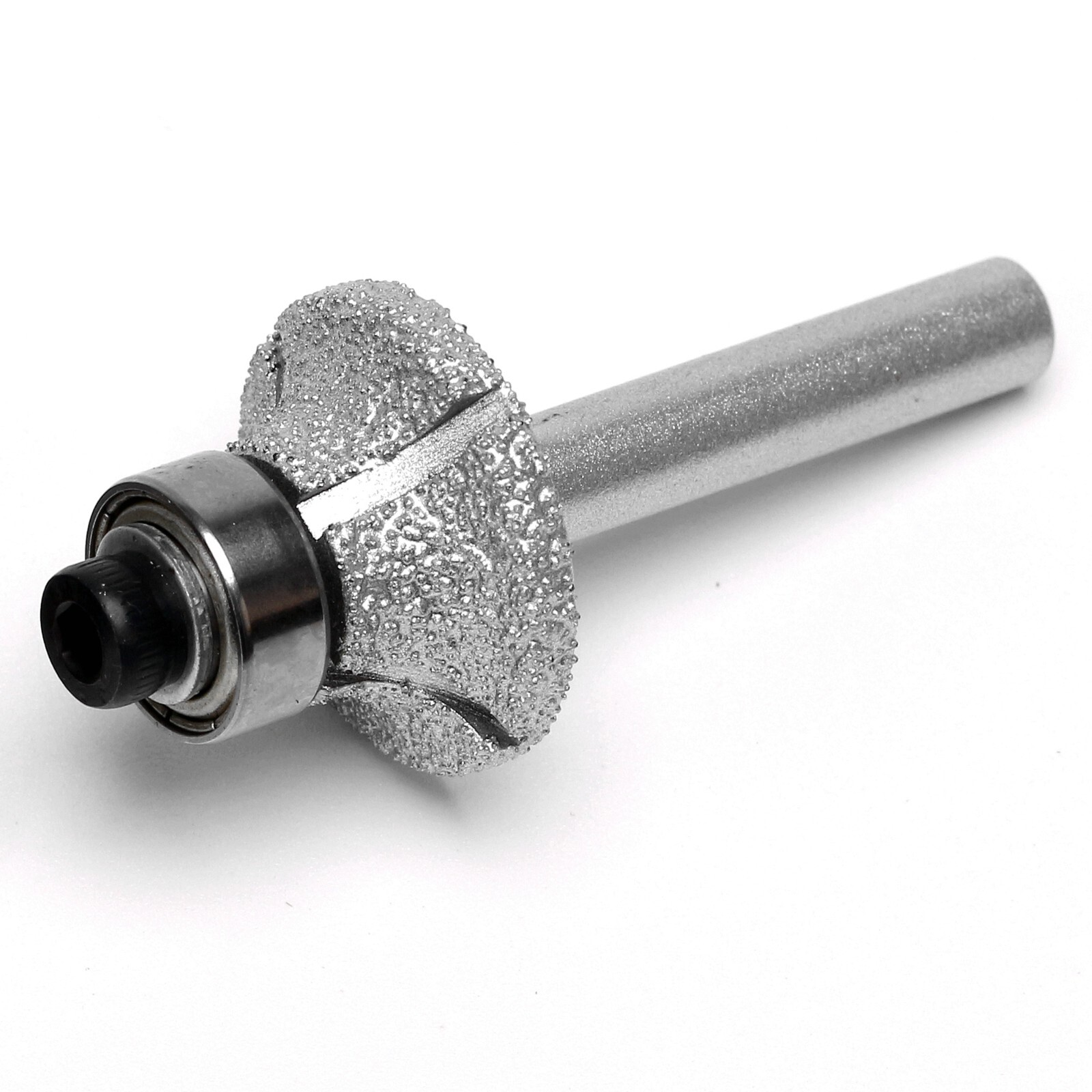 Diamond Router Bit Radius 6mm 1/4" Grit 60 Brazed Profile Wheel Tools For Stone