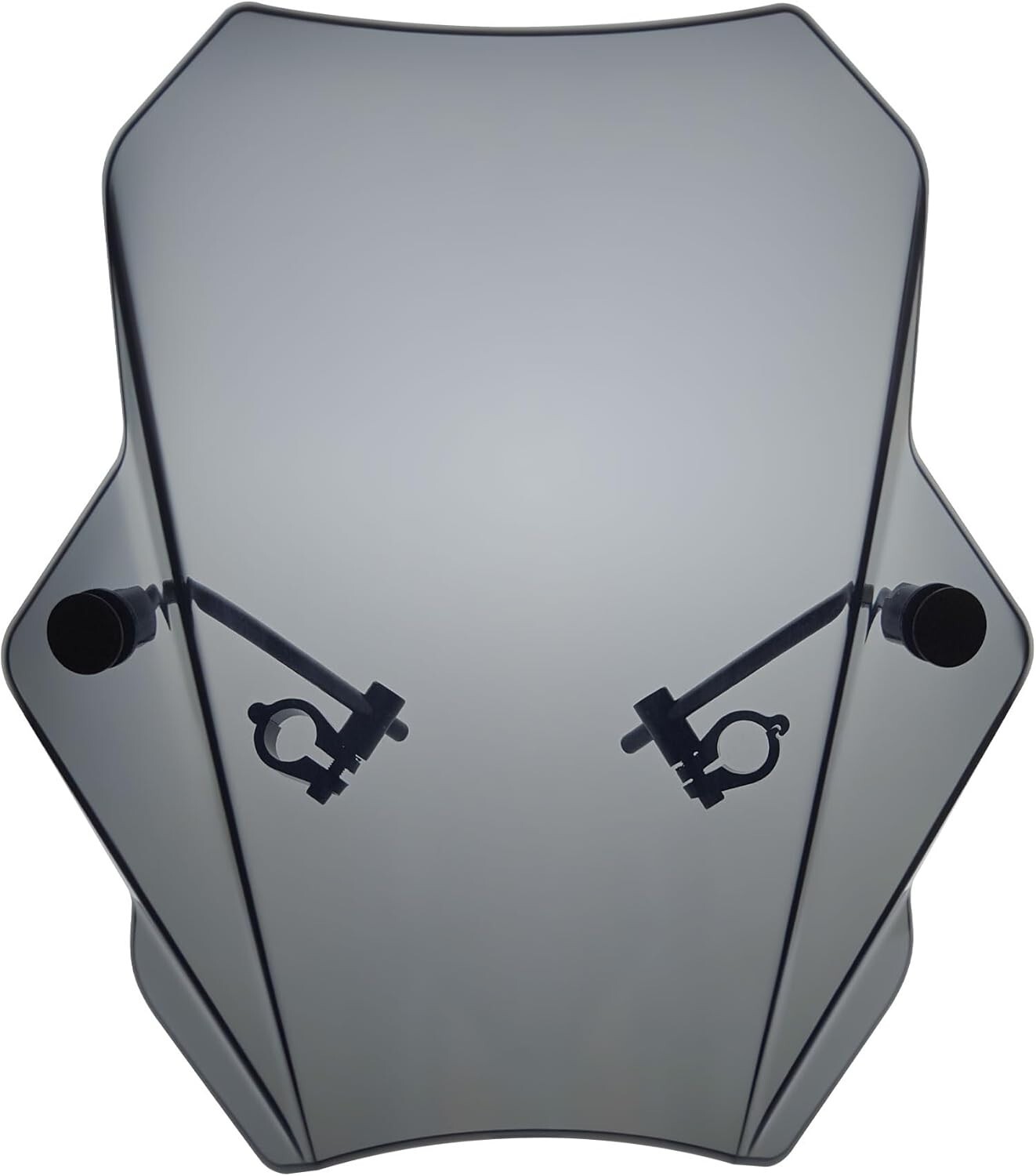 15''Smoke Motorcycle Windscreen Windshield For Harley Honda KawasakiSuzukiYamaha