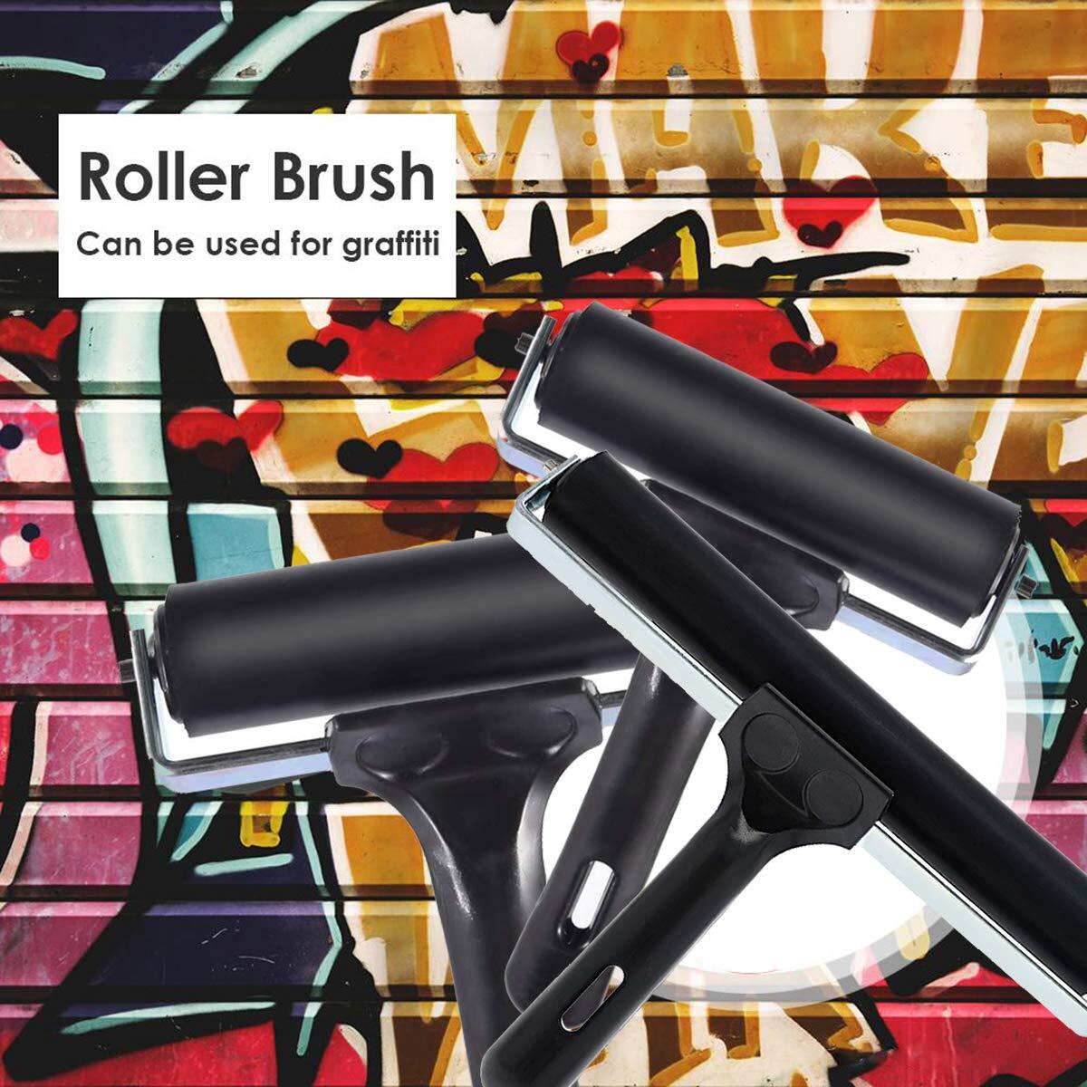3 Pack Brayer Rollers Vinyl Rubber Roller for Cricut Maker Printing Inking