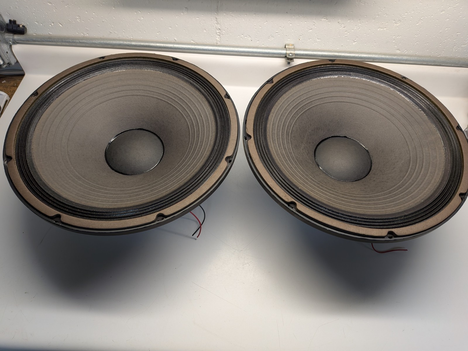 Electro Voice FR15-2 Woofers ONLY speakers 15" 8 ohm OEM Vintage Pair MINT