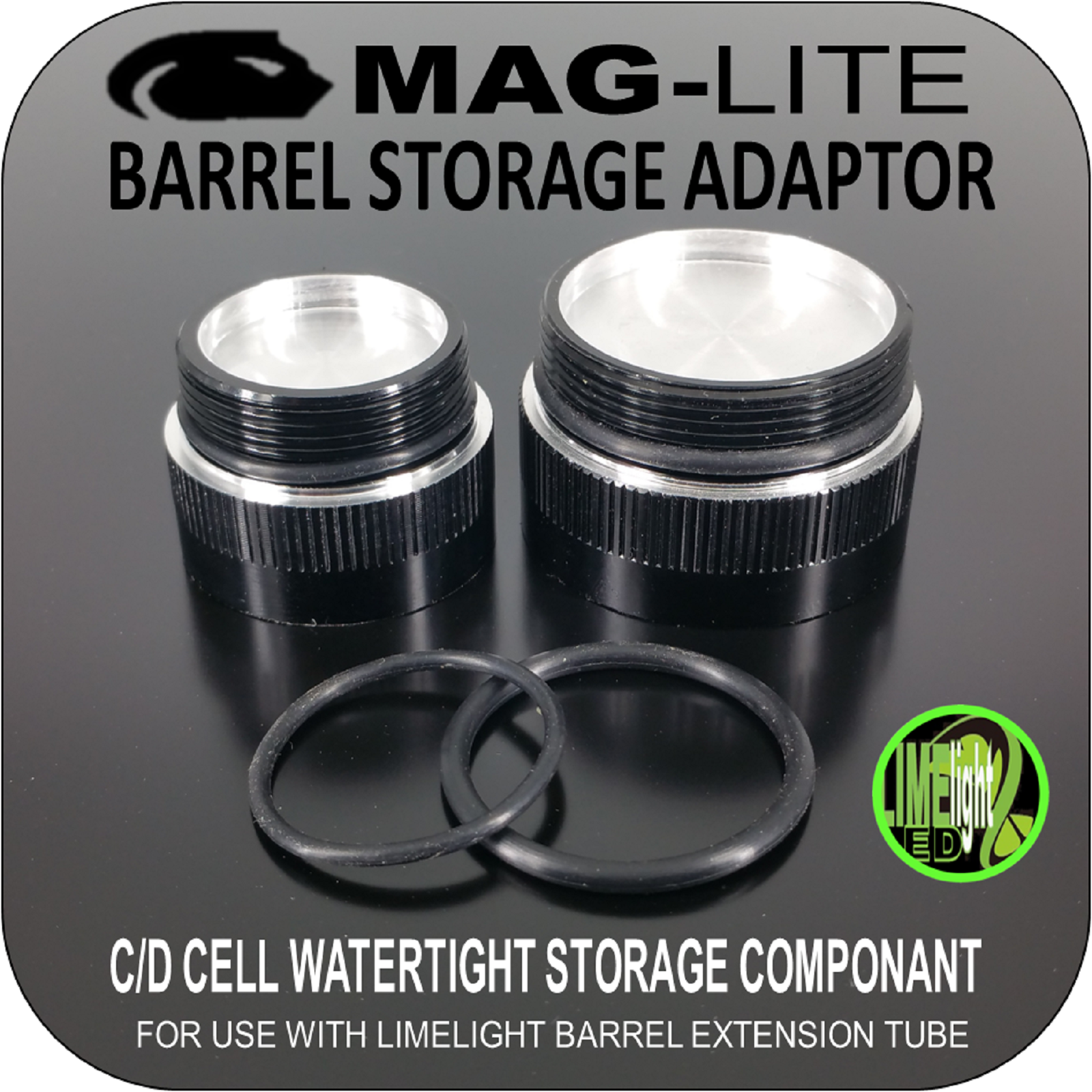 MAGLITE UPGRADE CONVERSION C/D BARREL EXTENSION BODY TUBE 2-6 CELL FLASHLIGHT
