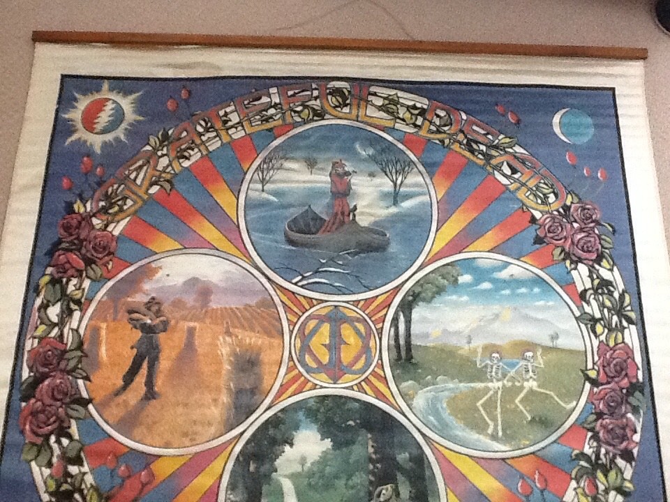 Grateful Dead 1984 GDP Vintage Tapestry Artwork Jeff Bedrick Red Rocks Greek BCT