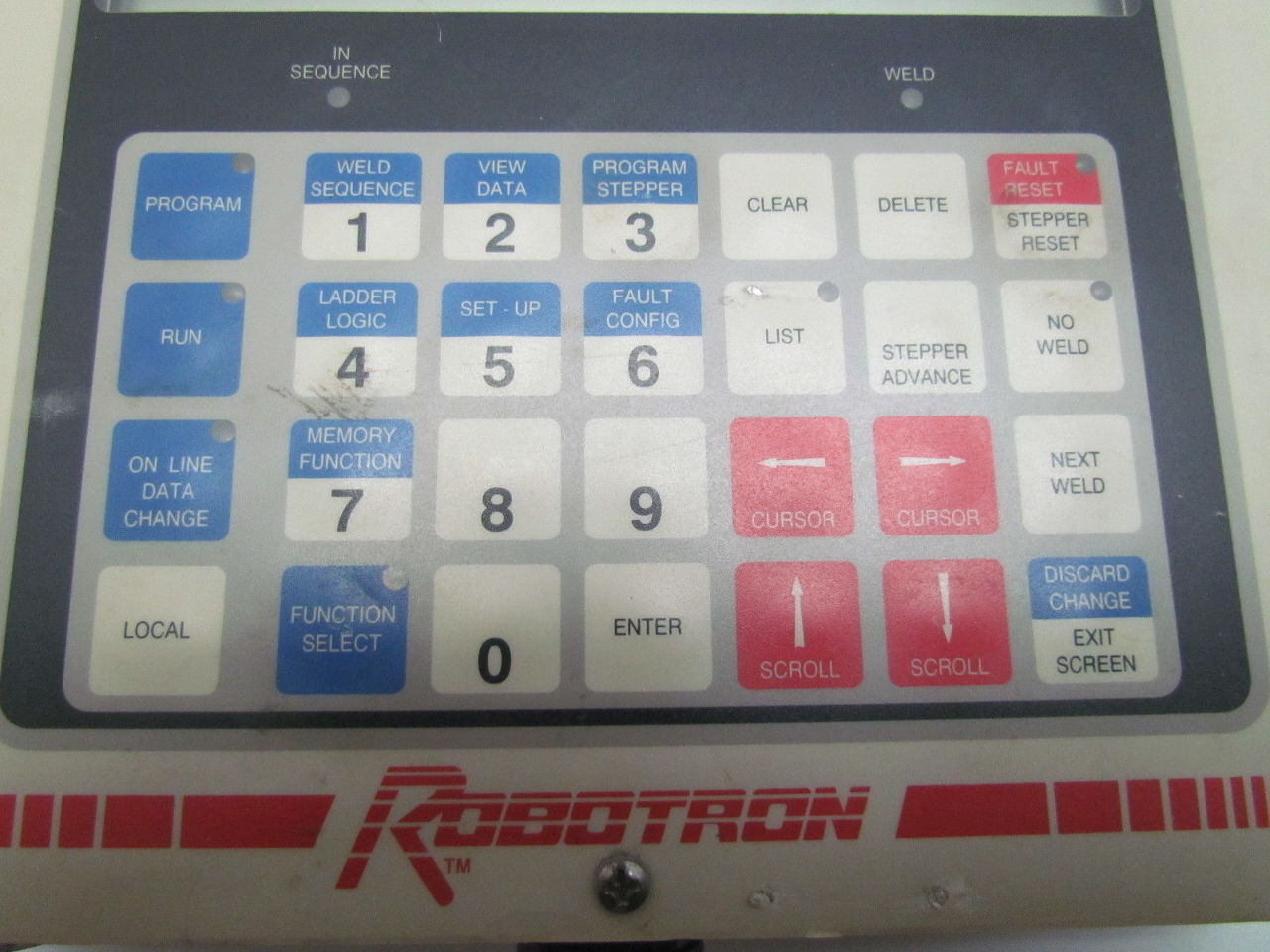 Robotron 503-4-0328-02 Rev 3 Data Entry Panel No Key