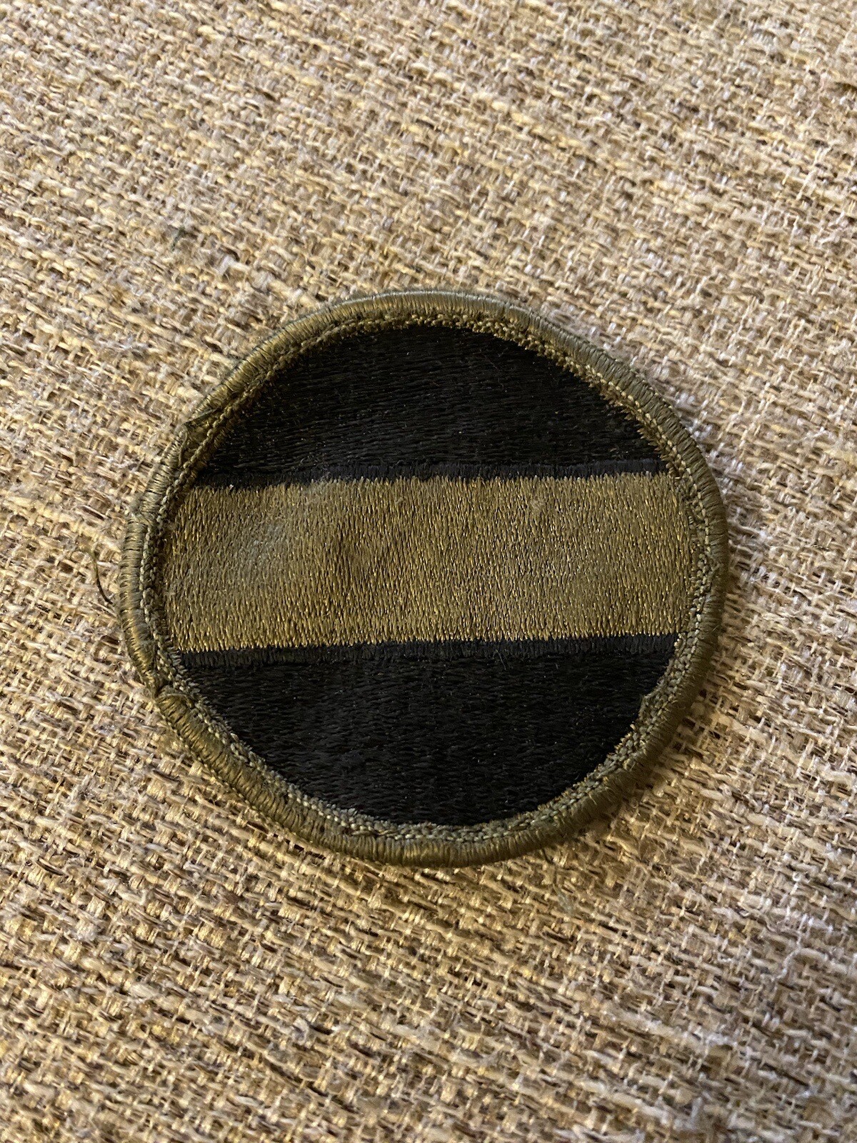 US Army Forces Command Round Subdued Patch FORSCOM INV4301