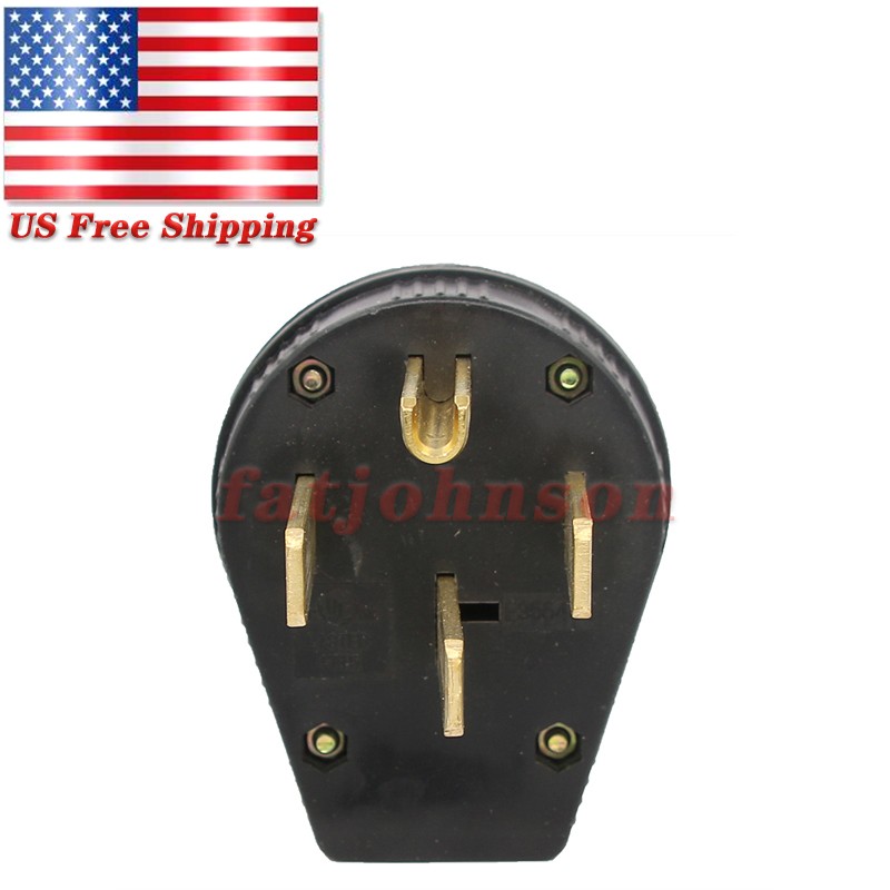 NEMA 14-50p 50A 125V Straight Blade US Four Holes Plug 125-250V 14-50P US Ship