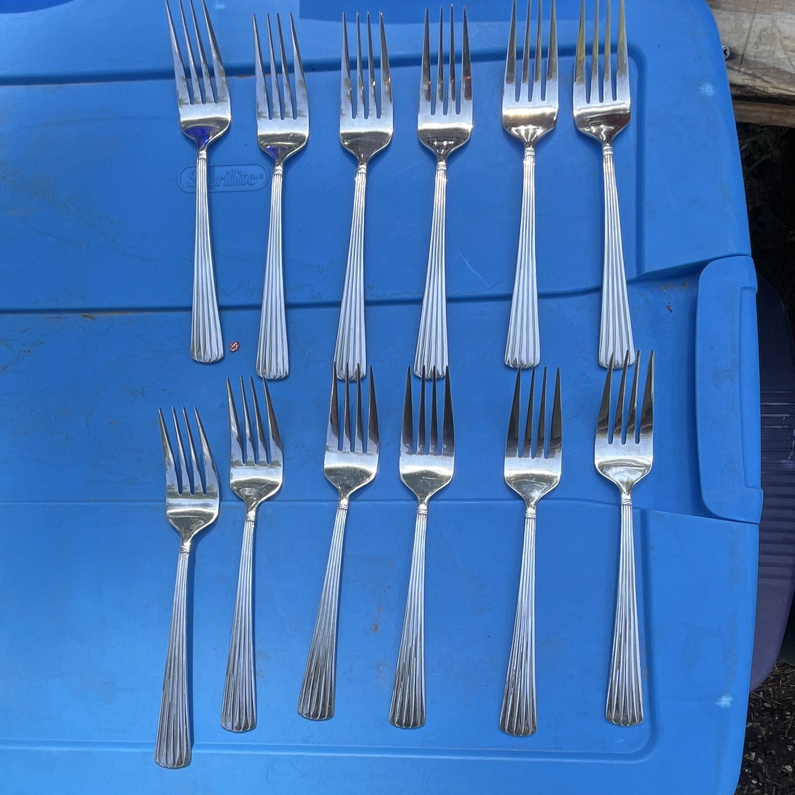 Reed & Barton 89pc Stainless Steel Flatware Set Service for 12 TRAY NOT INCLUDE