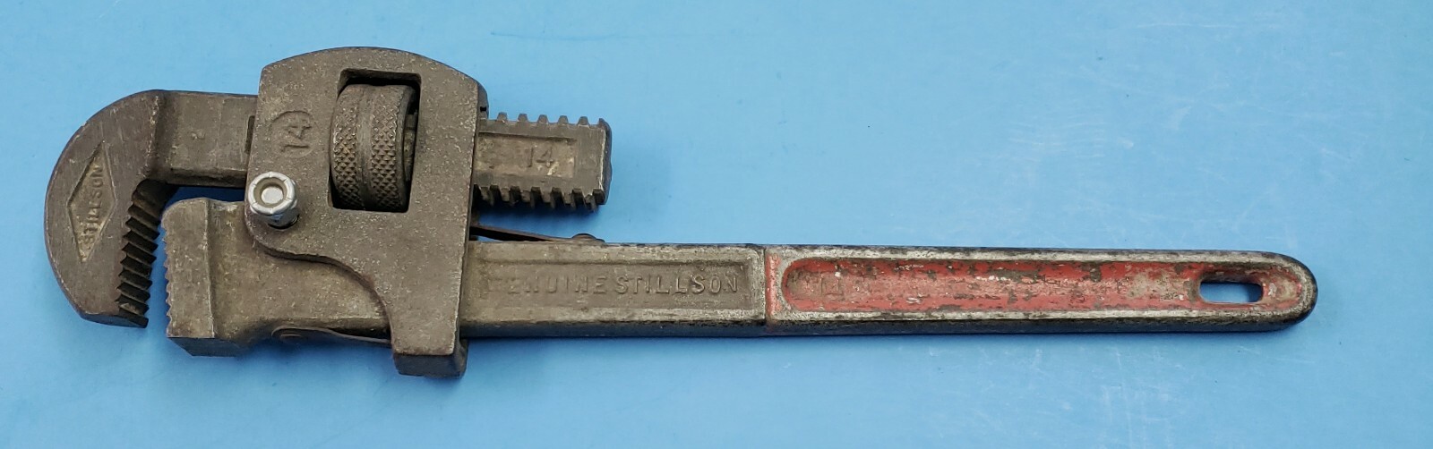 Vintage Genuine Stillson Pipe Wrench Size 14 Made in the United States