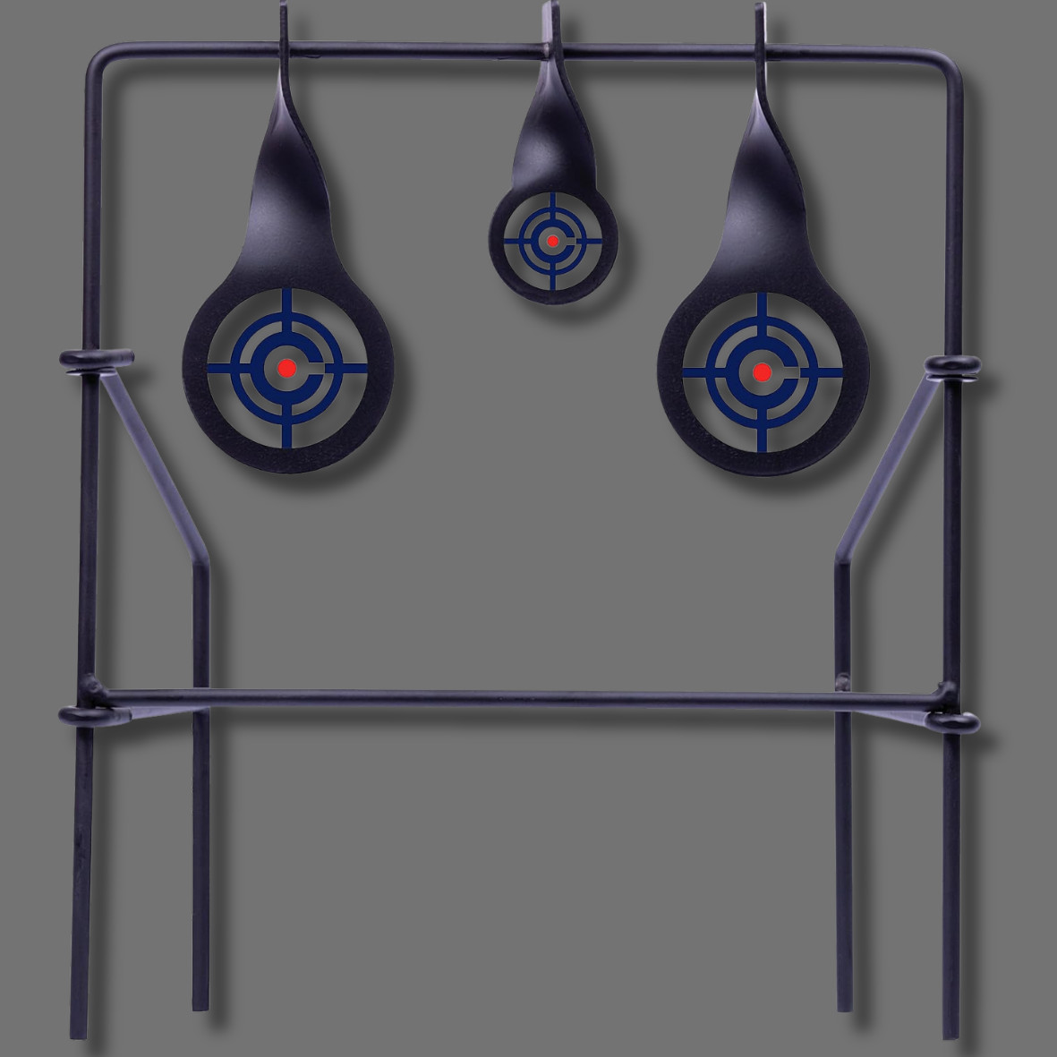 Steel Shooting Targets Spinning Reset Stand Set Metal Pistol Rifle Disk Crosman