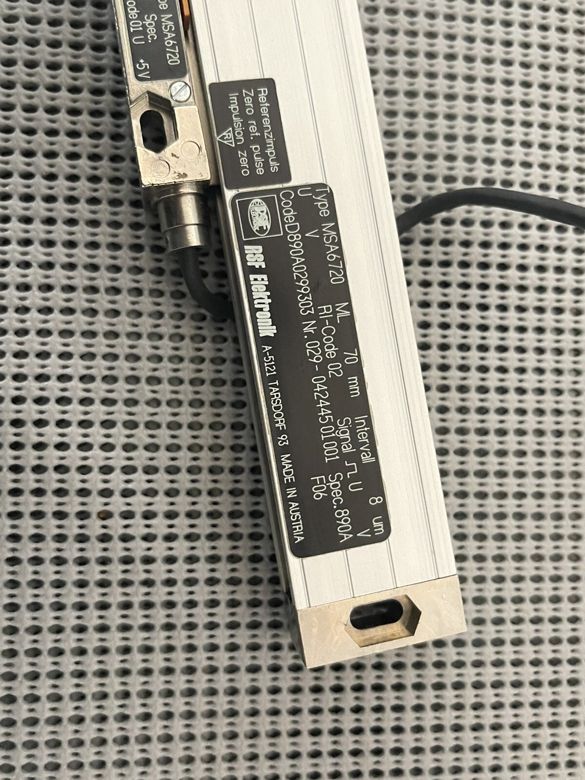 RSF Elektronik MSA 6720 Linear Scale Encoder Measuring Length 70mm