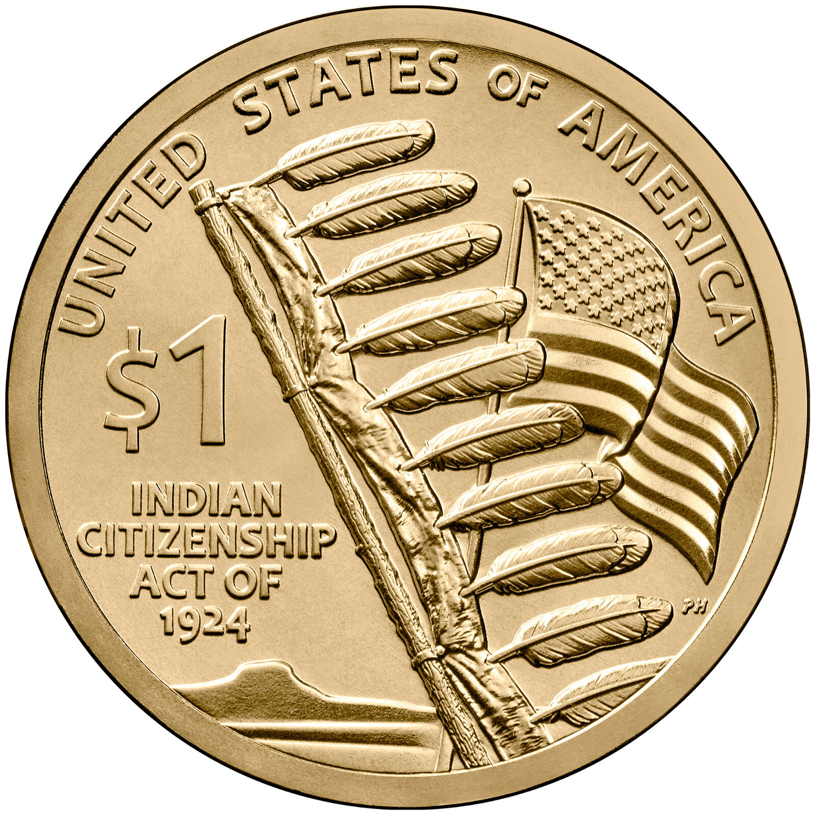 2024-P&D Native American Dollar Coin