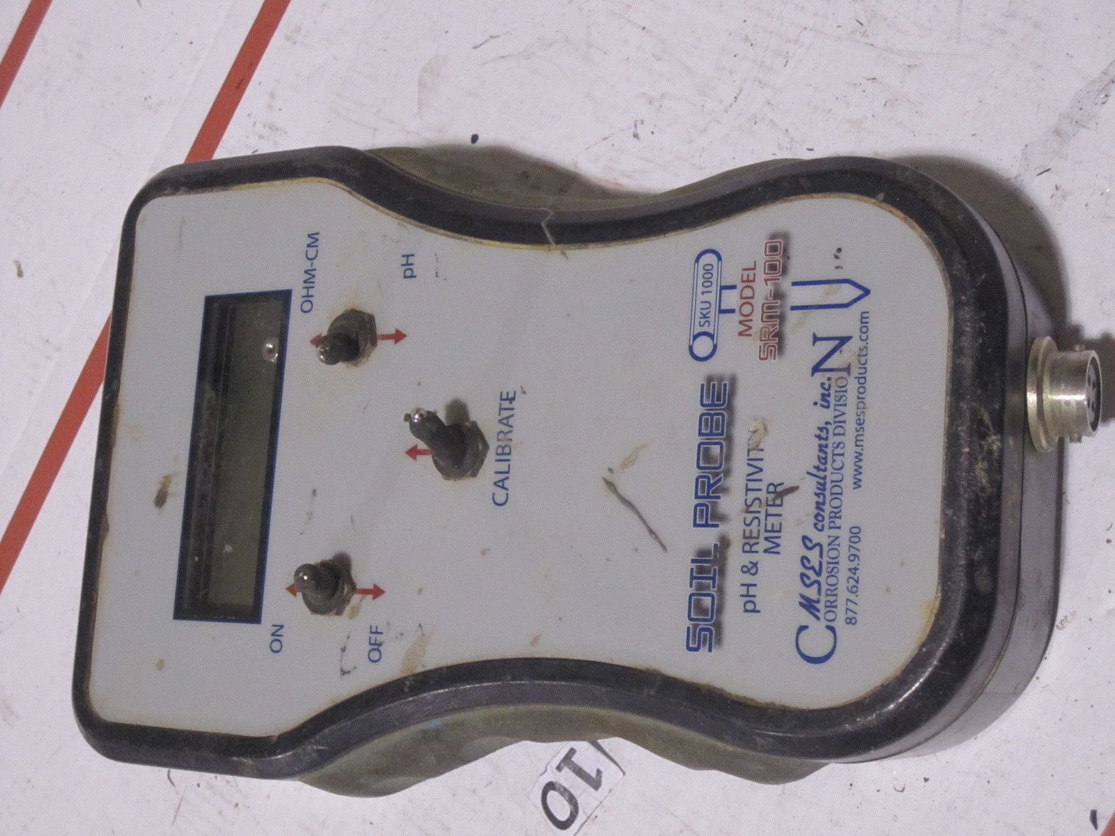 Digital Soil pH & Resistivity Tester SRM-100 Subsurface MSES (METER ONLY)