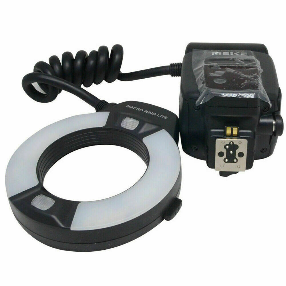 Meike MK-14EXT i-TTL LED Macro Ring Light Flash Speedlite Canon Nikon Camera