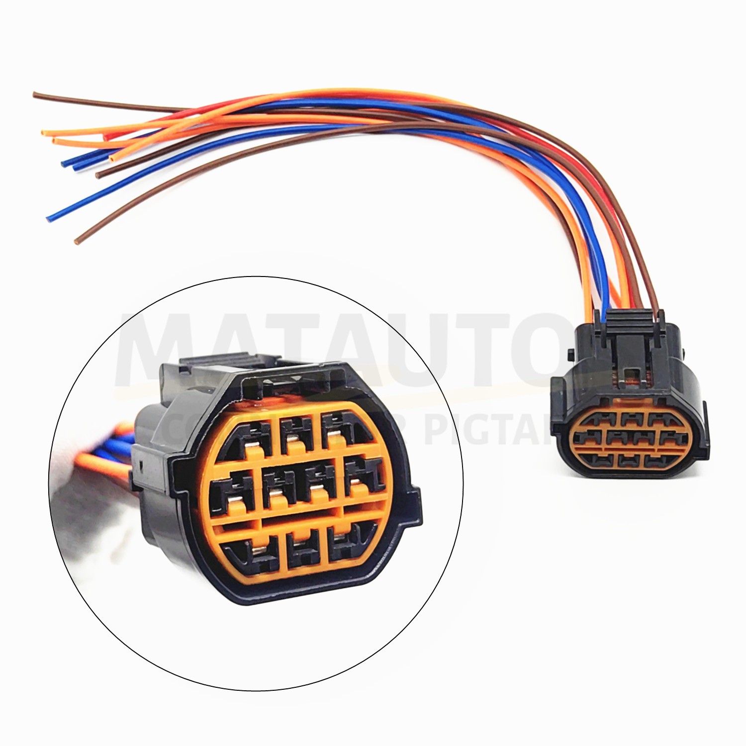 10 Wire Headlight Connector Repair For Kia Soul 2012-2021