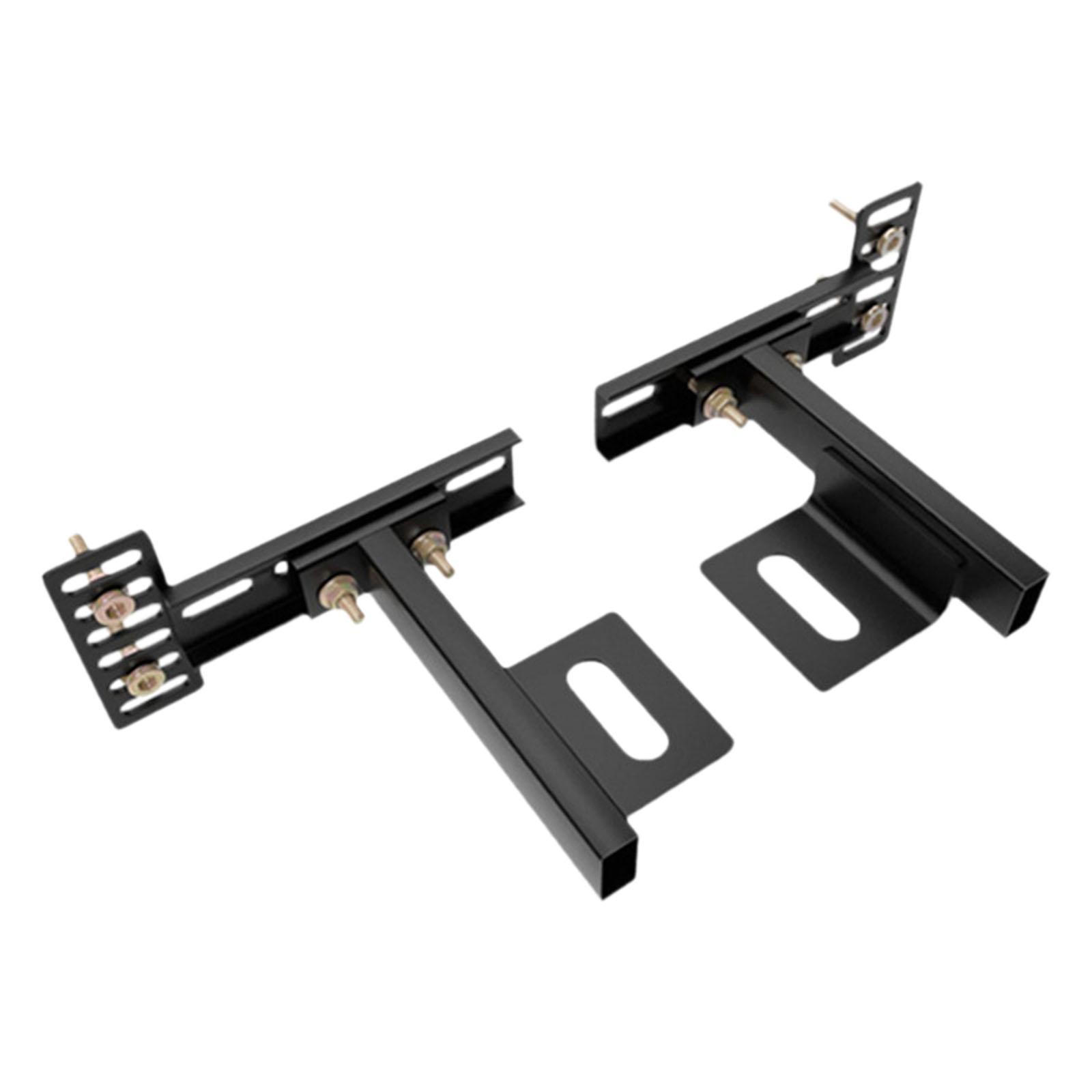 2 Pieces Headboard Brackets Sturdy Practical Hardware Universal Adjustable