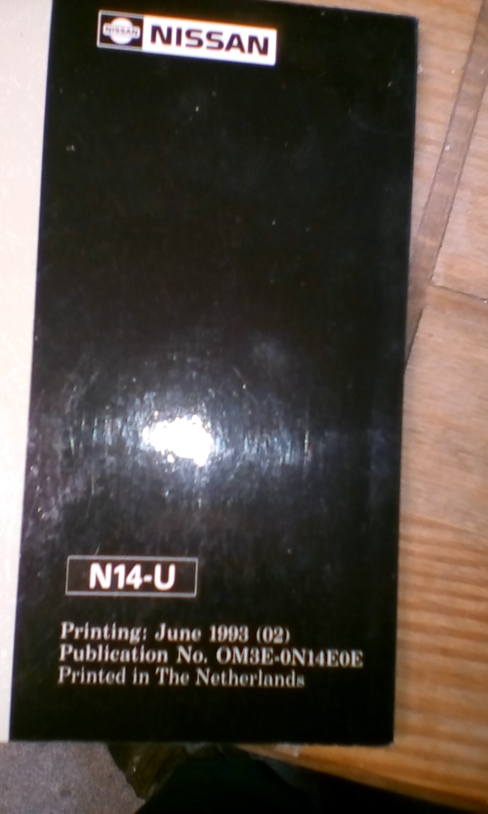 Nissan Sunny Owners Handbook 1993