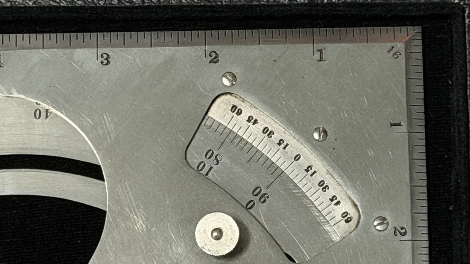 Starrett Draftsman Protractor No. 361 Machining Drafting Engineering