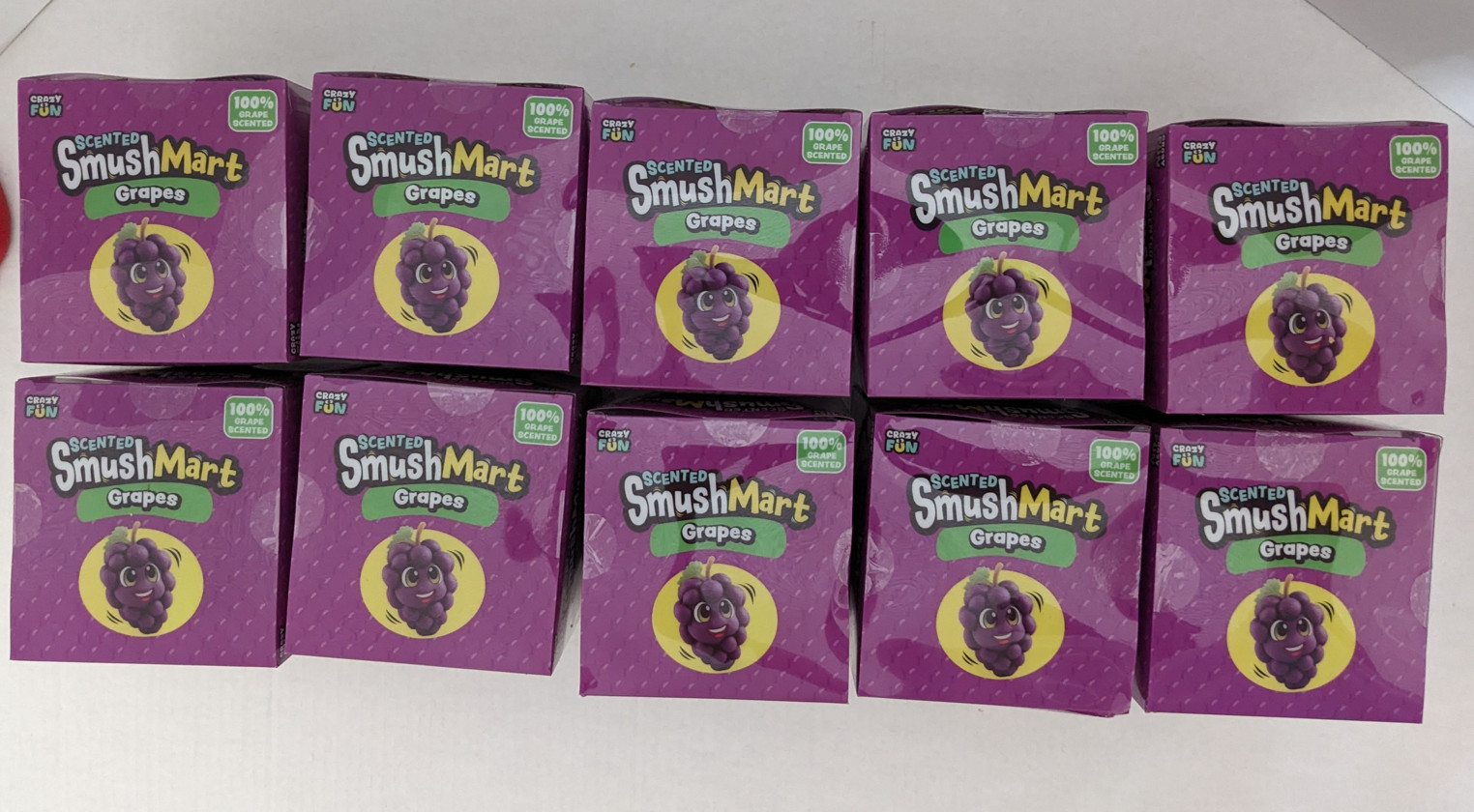 Scented Grapes Squishy Smush Mart Crazy Fun RMS Five Below - Sealed