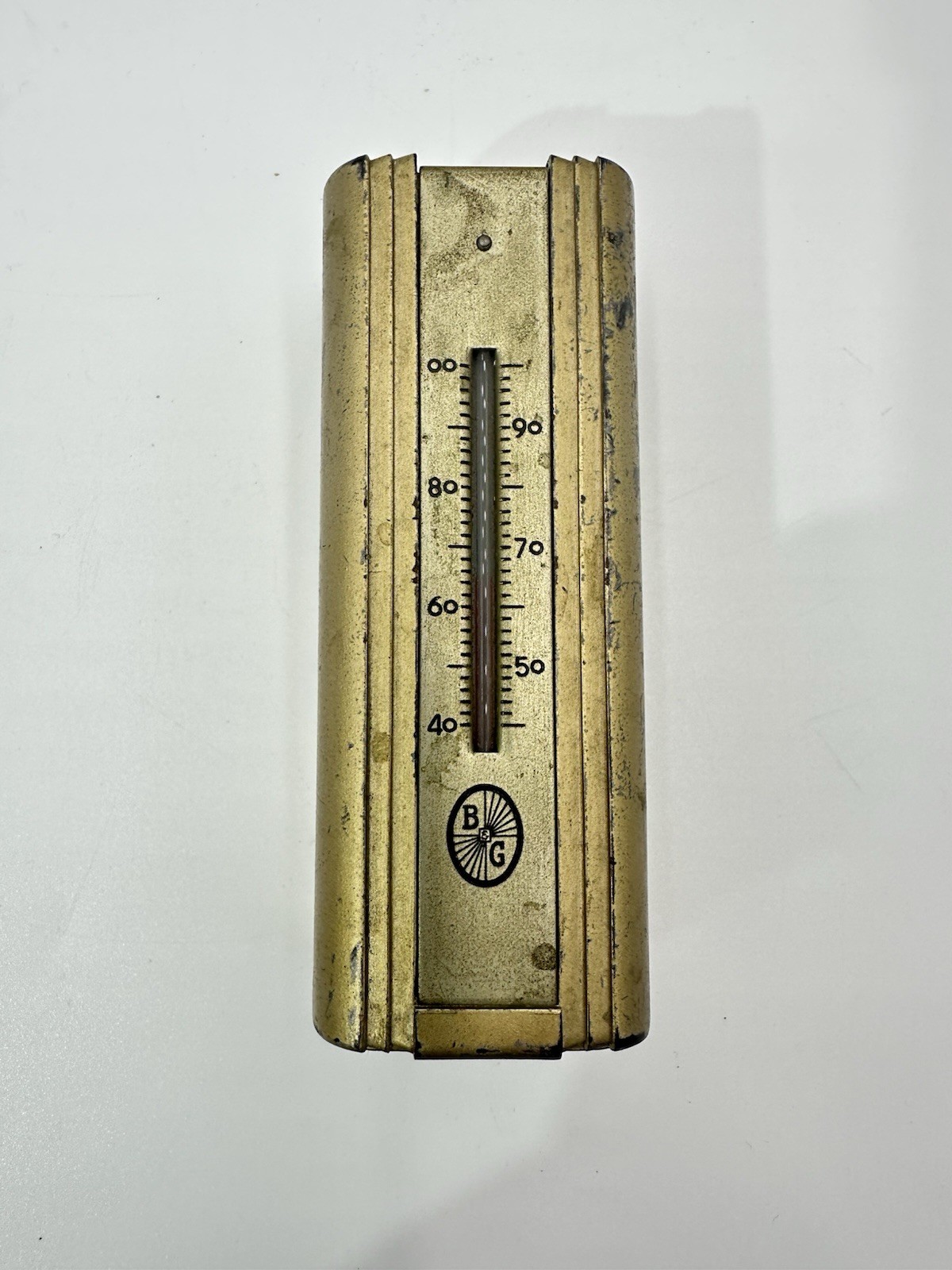 VINTAGE HONEYWELL WALL THERMOSTAT Art Deco Style USA 1950s UNTESTED AS-IS