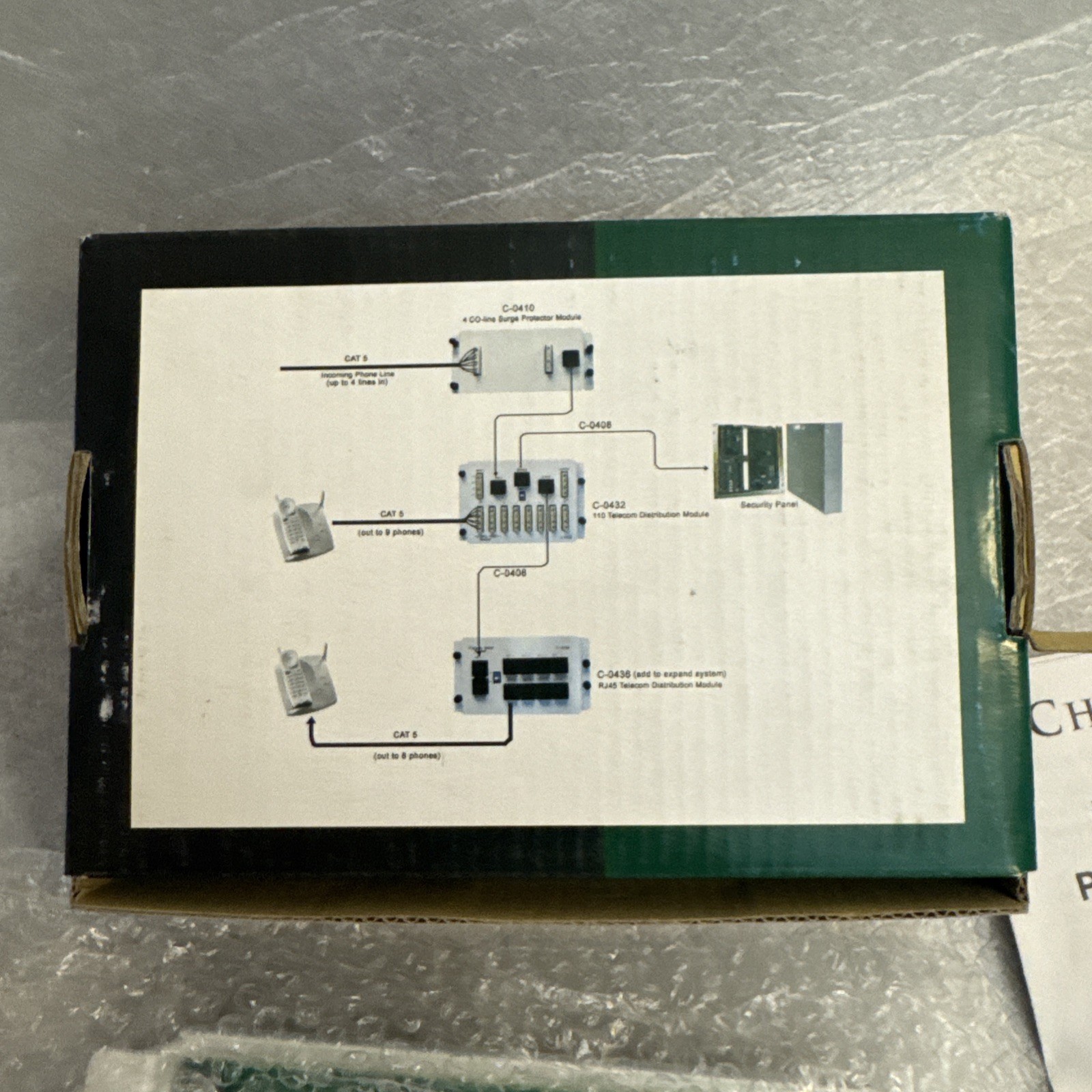 NEW Channel Vision Central C-0432 Telephone Distribution Module
