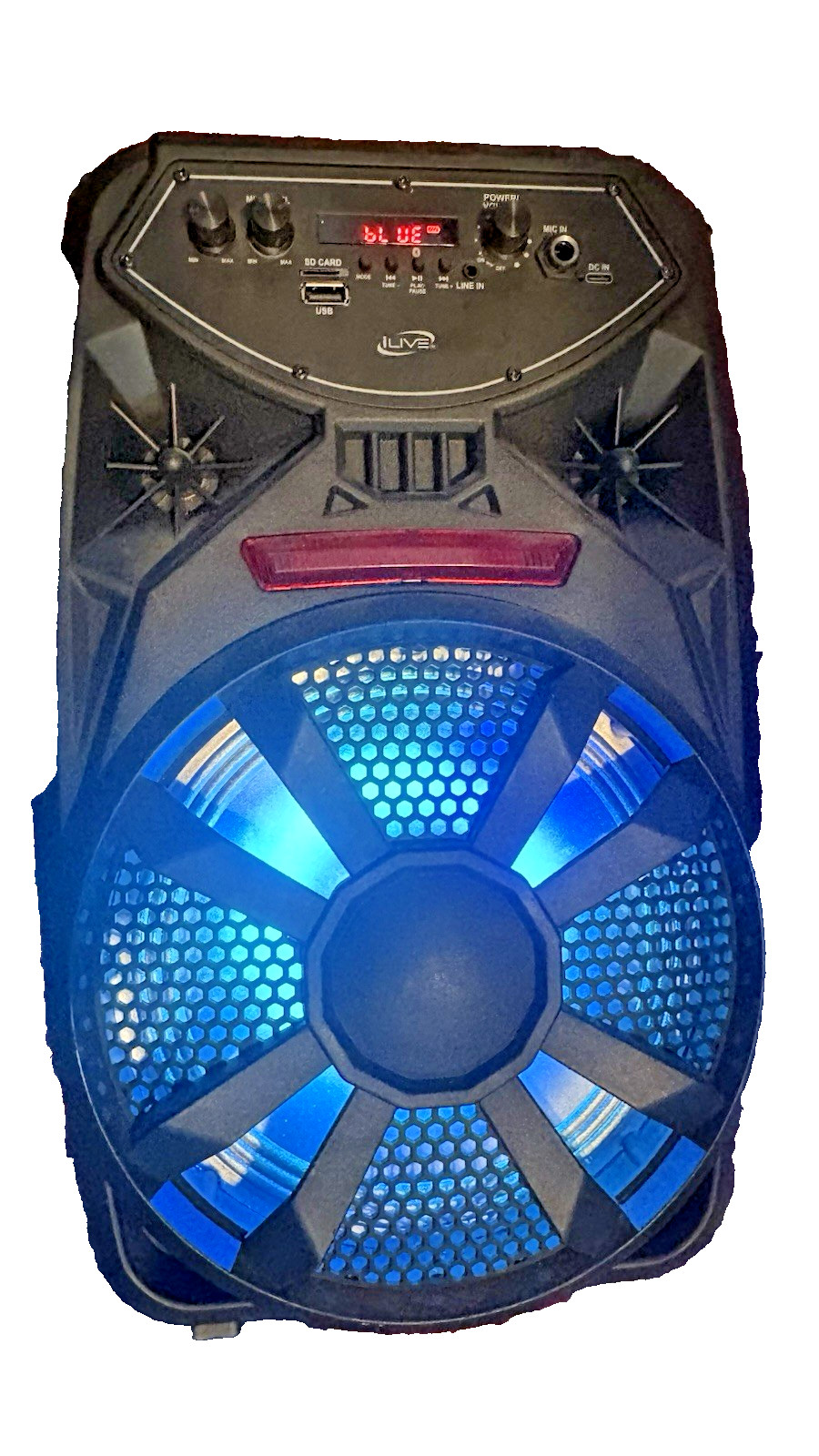 AIC-B380VP Portable Bluetooth Karaoke Speaker – Battery Powered (Used)
