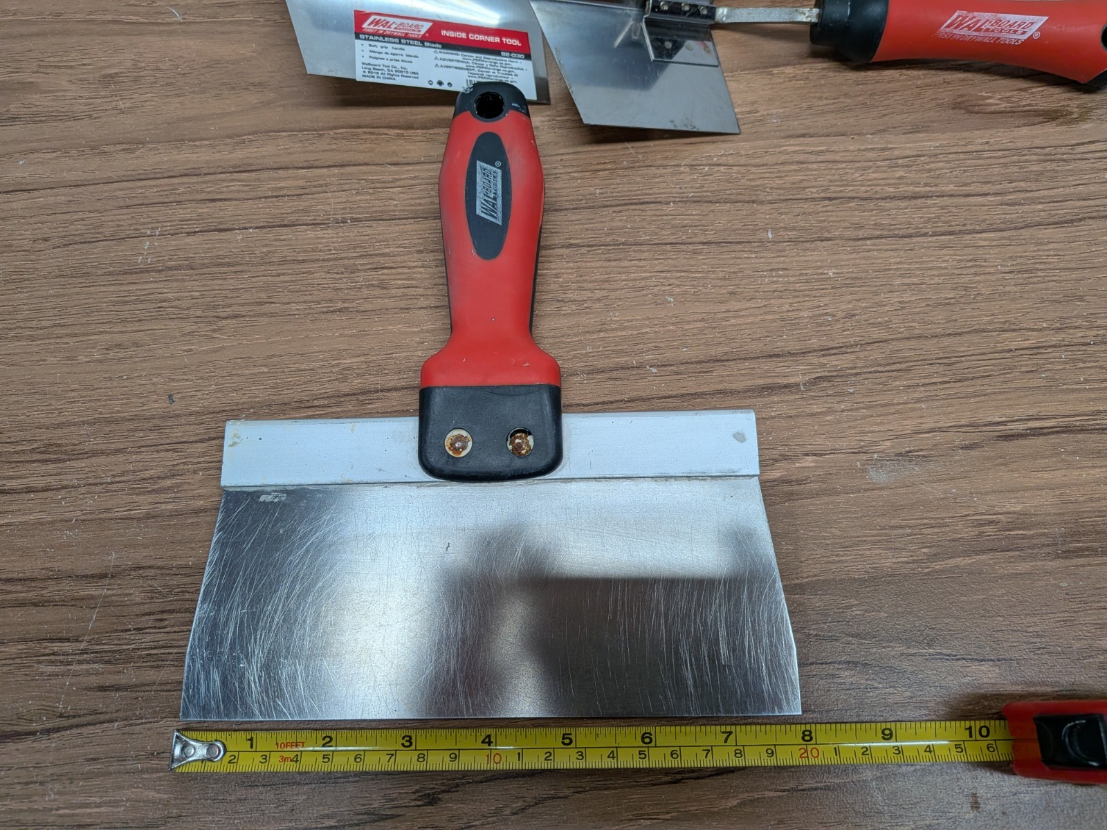 WAL BOARD TOOLS W/Extras 6.5” INSIDE CORNER TOOL 082-030