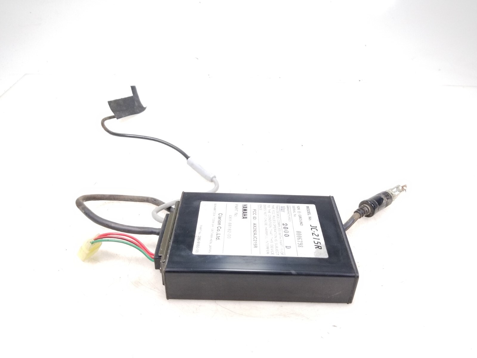 01 Yamaha Royal Star Venture XVZ1300 Clarion Radio JC-215R Free Shipping