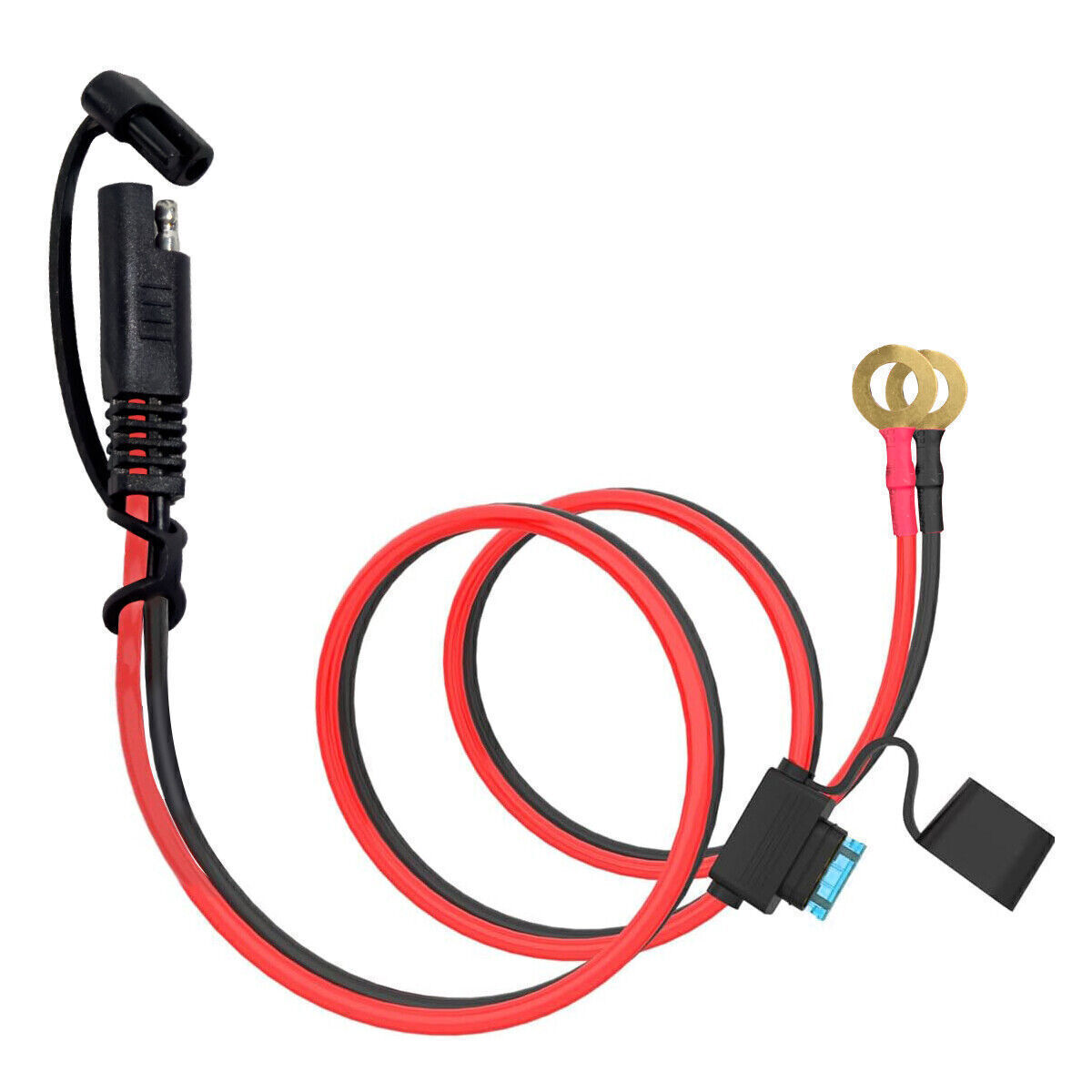 16AWG SAE to O Ring Extension Cable 3Ft 12V Quick Disconnect Wire Harness Cord