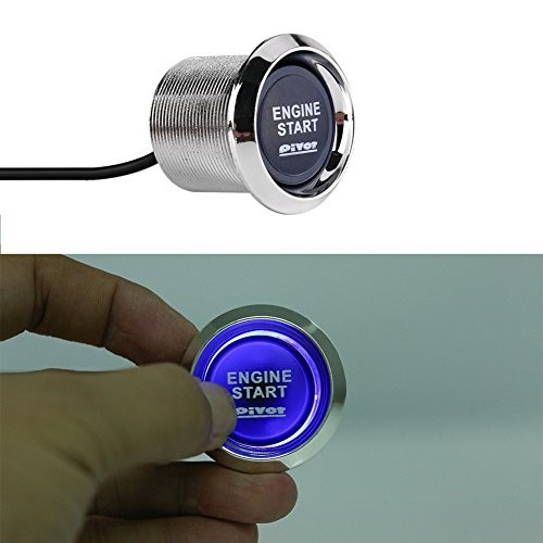 Keyless Ignition Kit, Universal 12V Car Vehicle Engine Start Push Button