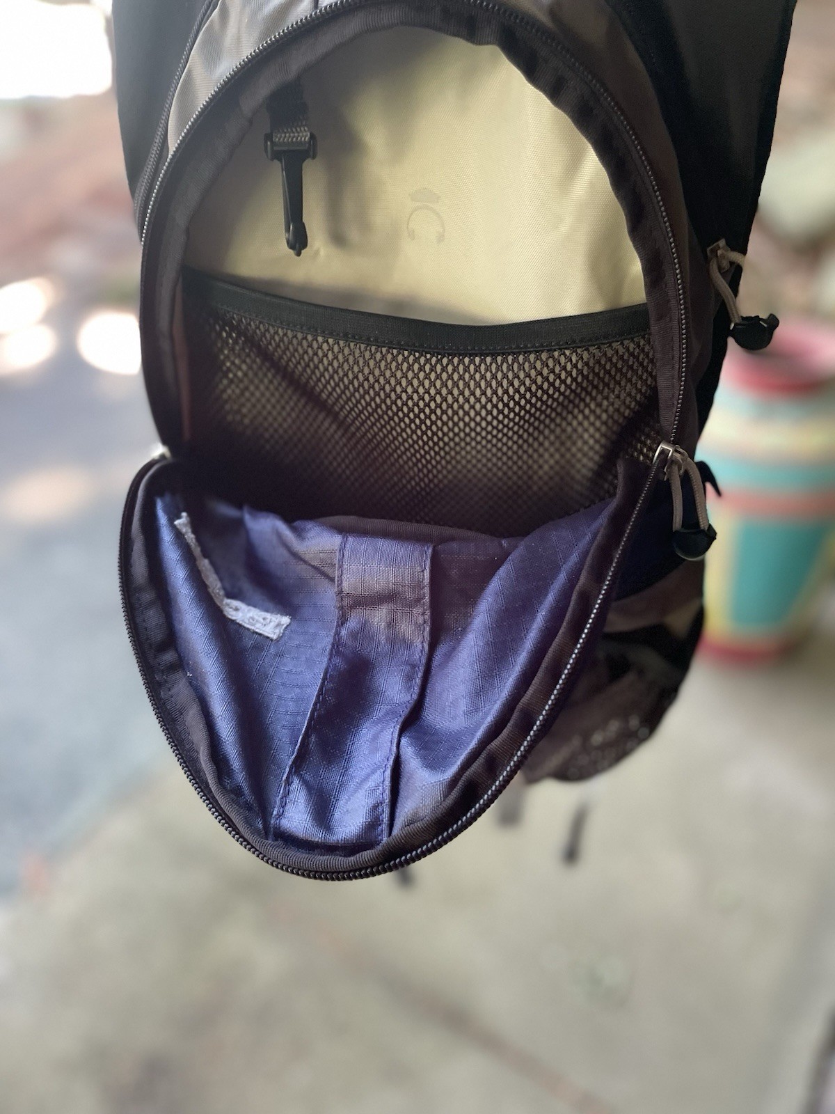 JanSport x Nalgene Hydration Pack Backpack Blue Black WITH Bladder EUC