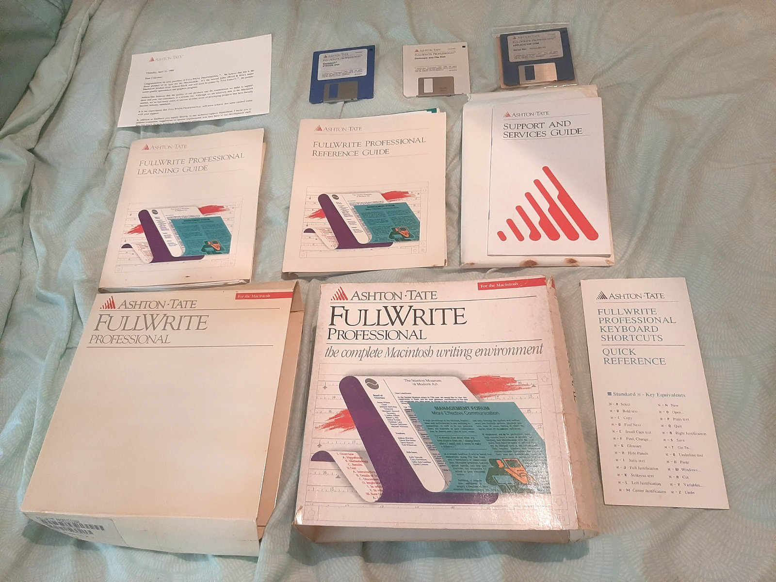 Ashton-Tate FullWrite Professional v1.0 - Vintage Macintosh Software, 1988