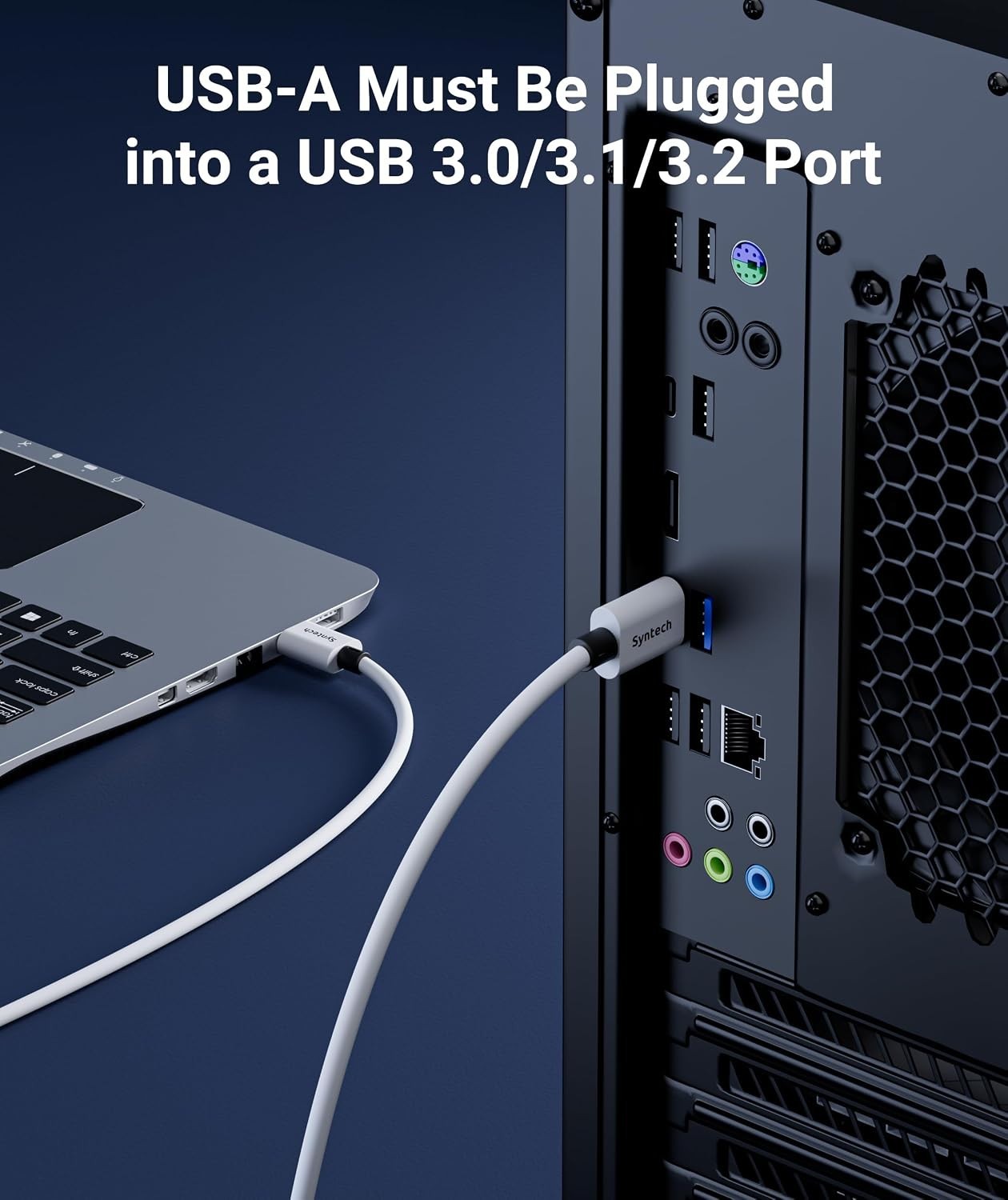 Durable 16FT USB-C Link Cable for PCVR - Designed for Oculus & Meta Quest
