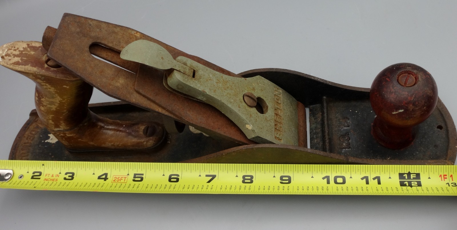 Shelton No. 14 Hand Plane Smooth Bottom  Unrestored  USA